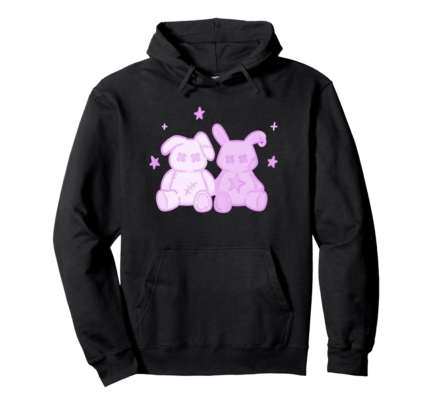 Y2K Creepy Harajuku Pastel Goth Doll Hoodie - Custom Art Print Unisex - T-Shirt, Sweatshirt, Hoodie