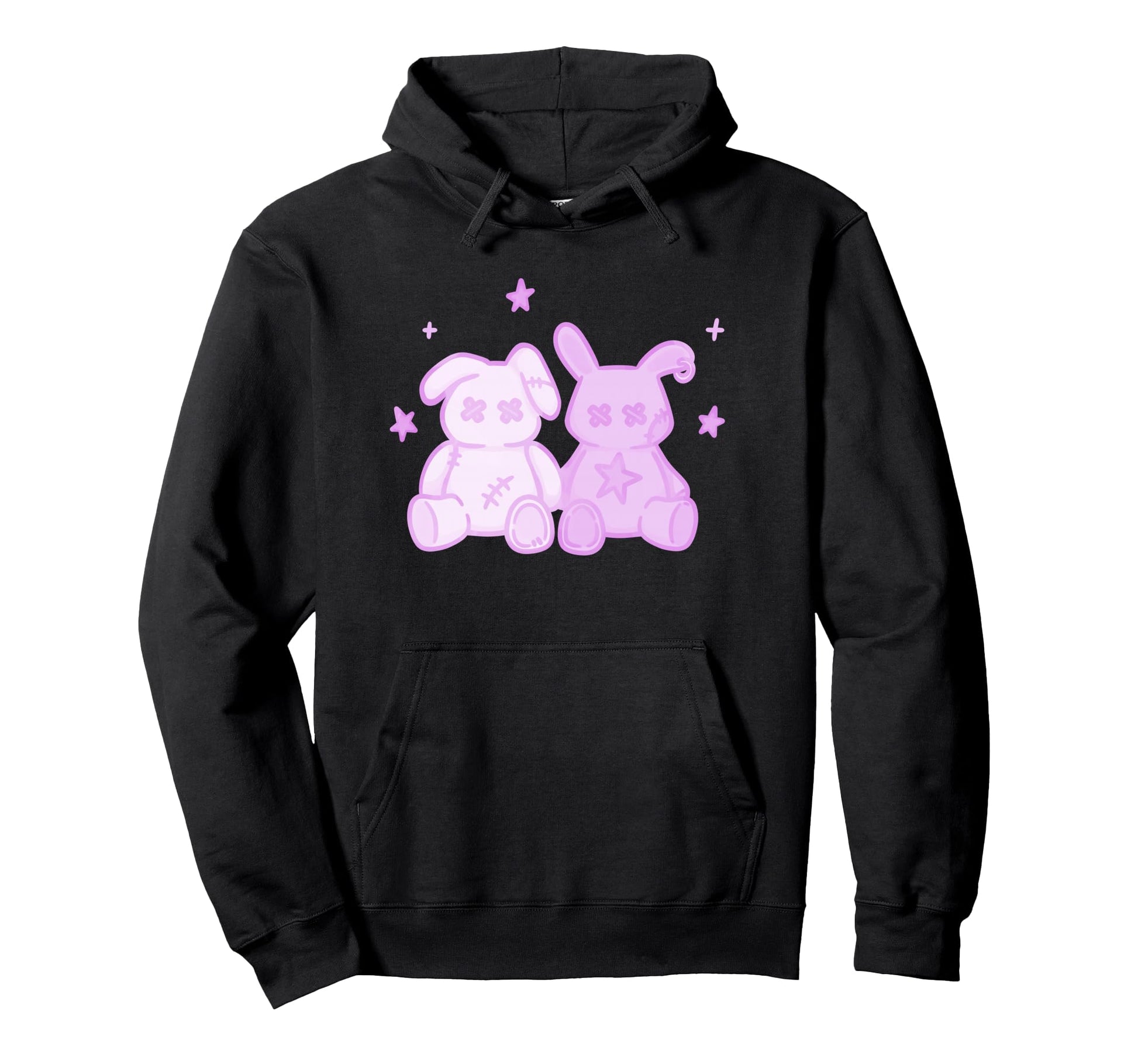 Y2K Creepy Harajuku Pastel Goth Doll Hoodie - Custom Art Print Unisex - T-Shirt, Sweatshirt, Hoodie