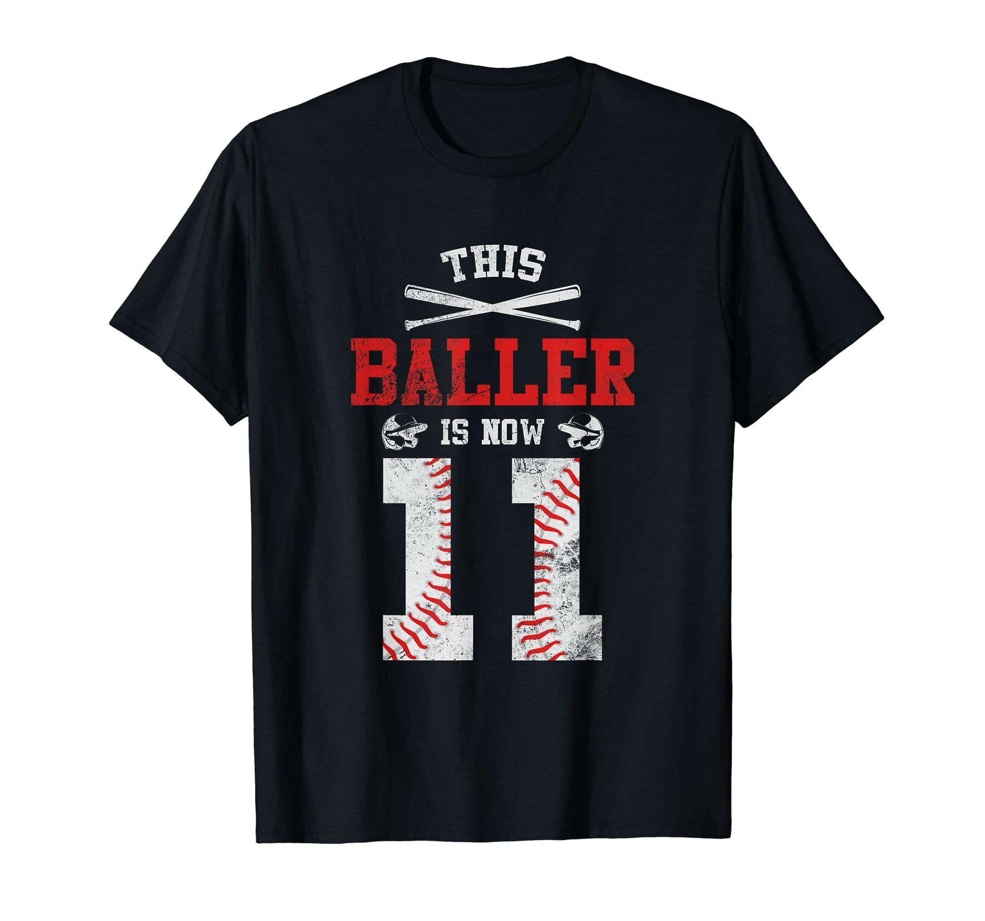 This Baller Is Now 11 11Th Birthday T-Shirt - Custom Art Print Unisex - T-Shirt, Sweatshirt, Hoodie
