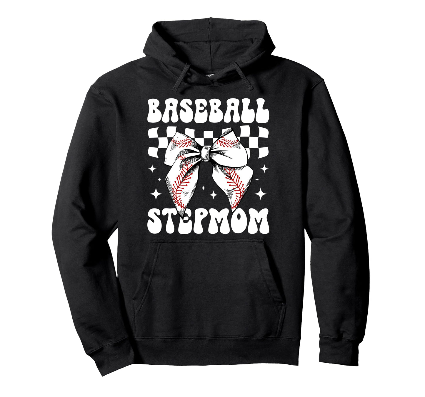 Baseball Stepmom Baseball Player Step Hoodie - Unique Graphic Unisex - T-Shirt, Sweatshirt, Hoodie