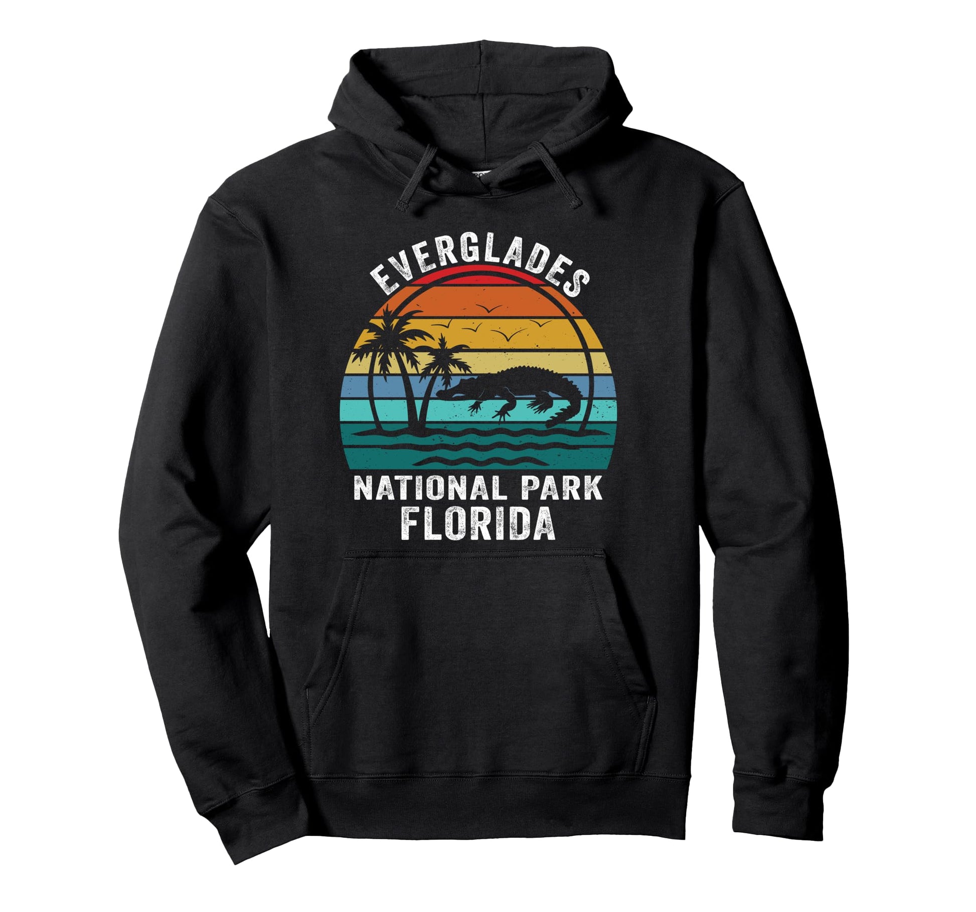 Everglades National Park Alligators Hoodie - Trendy Graphic Men Women - T-Shirt, Sweatshirt, Hoodie
