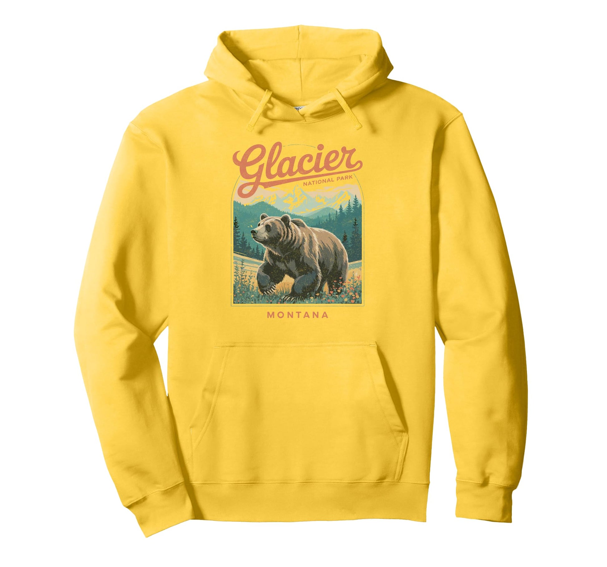 Glacier National Park Montana T-Shirt - Casual Everyday Wear for Adults - T-Shirt, Sweatshirt, Hoodie
