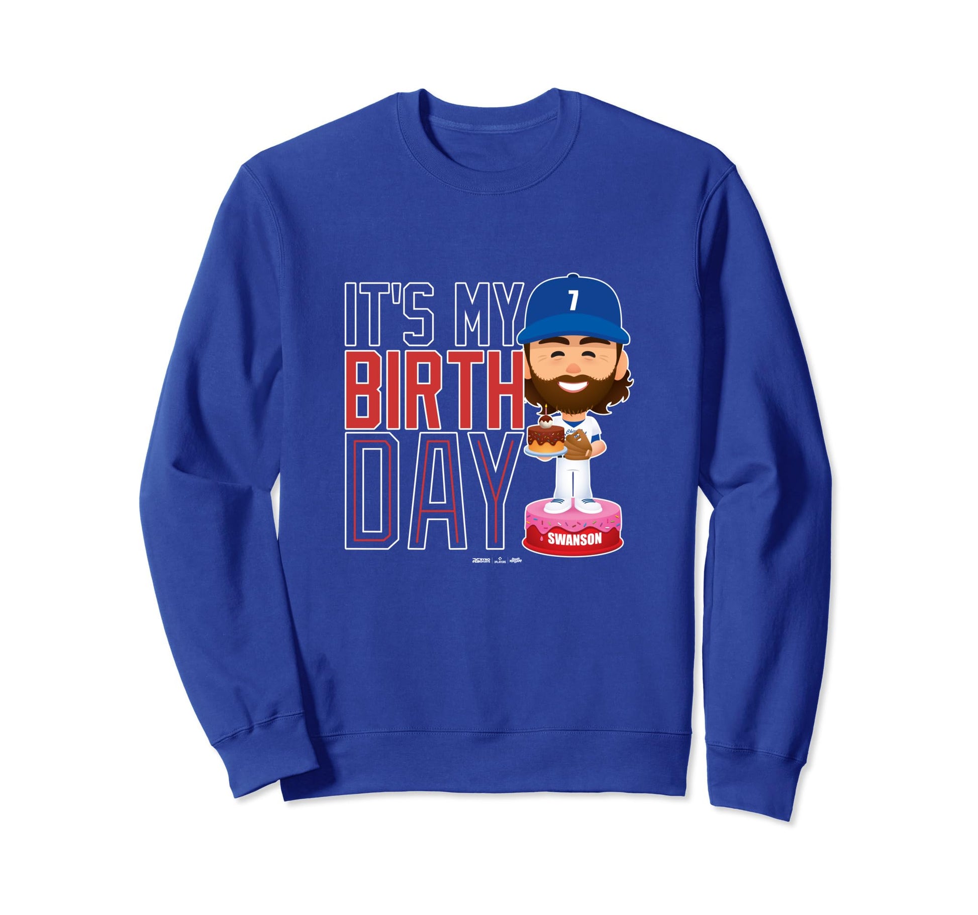 Dansby Swanson Chicago Baseball Sweatshirt - Trendy Graphic Unisex - T-Shirt, Sweatshirt, Hoodie