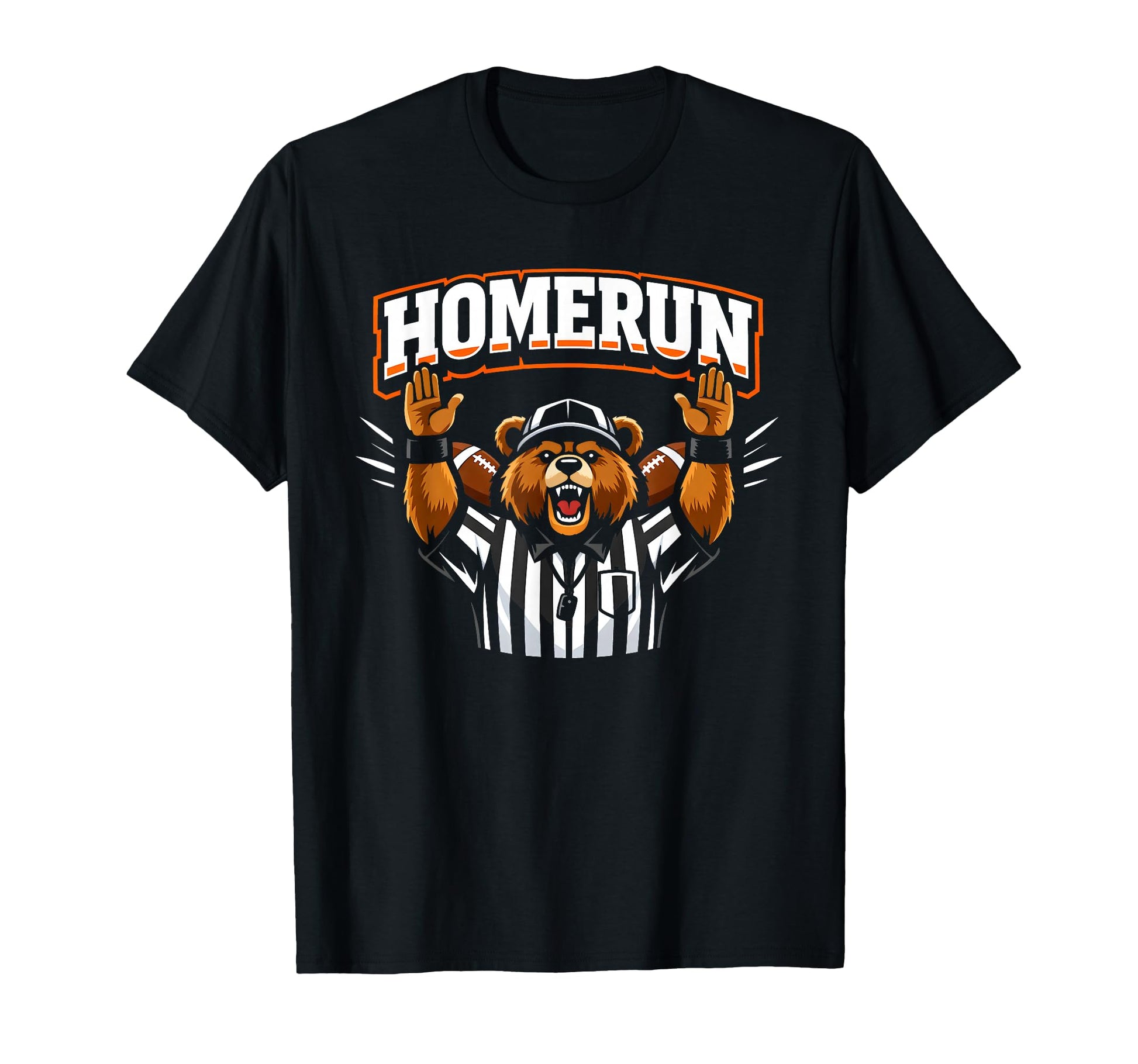 Funny Football Referee Touchdown T-Shirt - Graphic Print for Adults - T-Shirt, Sweatshirt, Hoodie