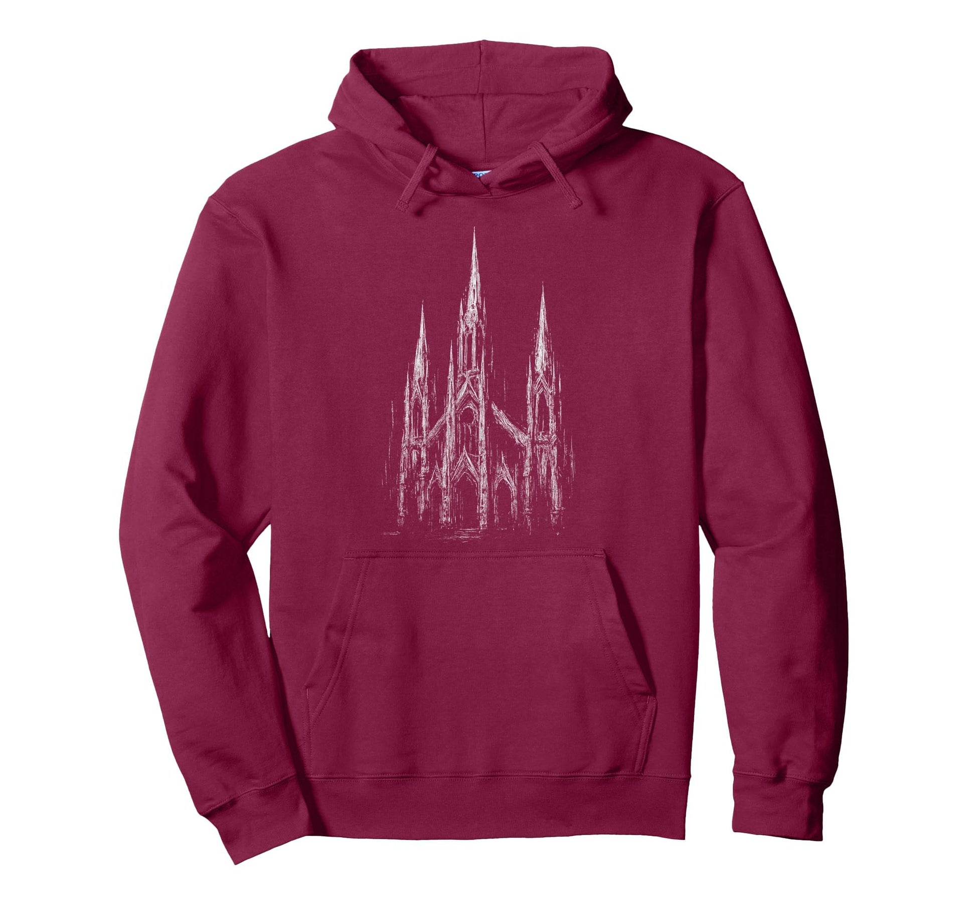 Gothic Church Cathedral Grunge Goth Dark Hoodie - Novelty Apparel Unisex - T-Shirt, Sweatshirt, Hoodie