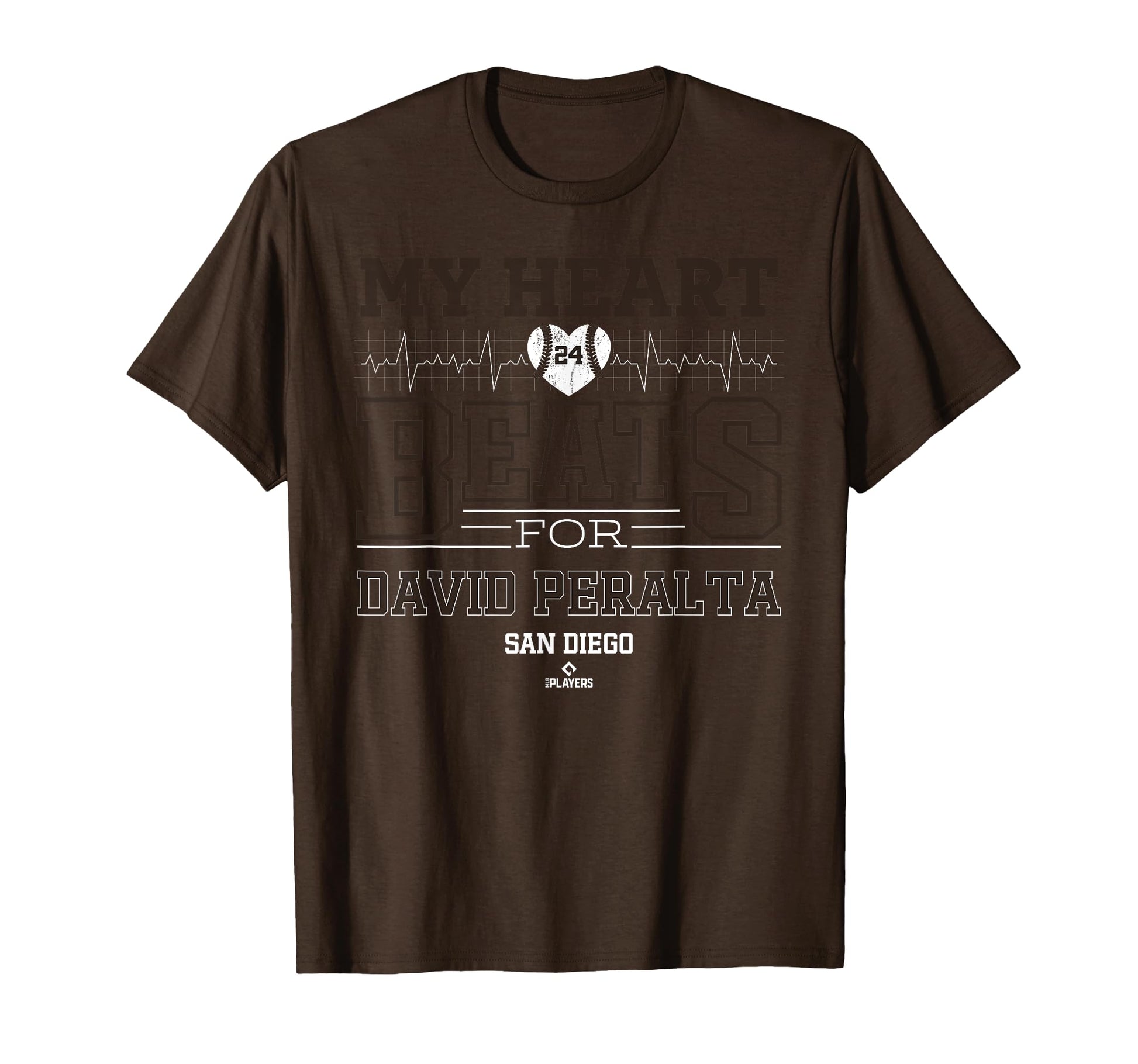 My Heart Beats David Peralta San Diego T-Shirt - Unique Graphic Unisex - T-Shirt, Sweatshirt, Hoodie