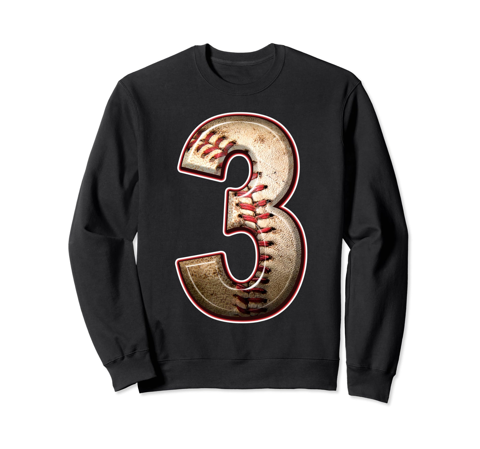 3 Years Old Baseball Player 3Rd Sweatshirt - Aesthetic Graphic Unisex - T-Shirt, Sweatshirt, Hoodie