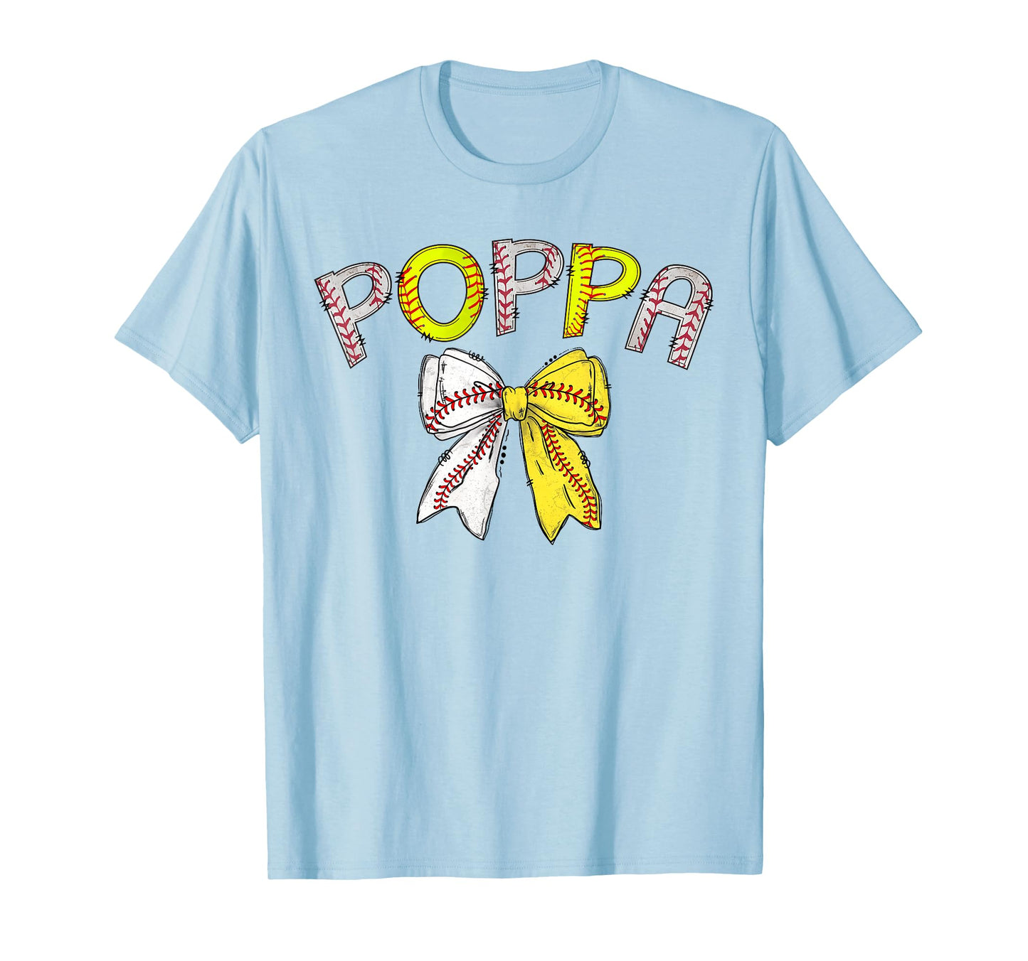 Poppa Both Half Baseball Softball T-Shirt - Streetwear Style for Adults - T-Shirt, Sweatshirt, Hoodie