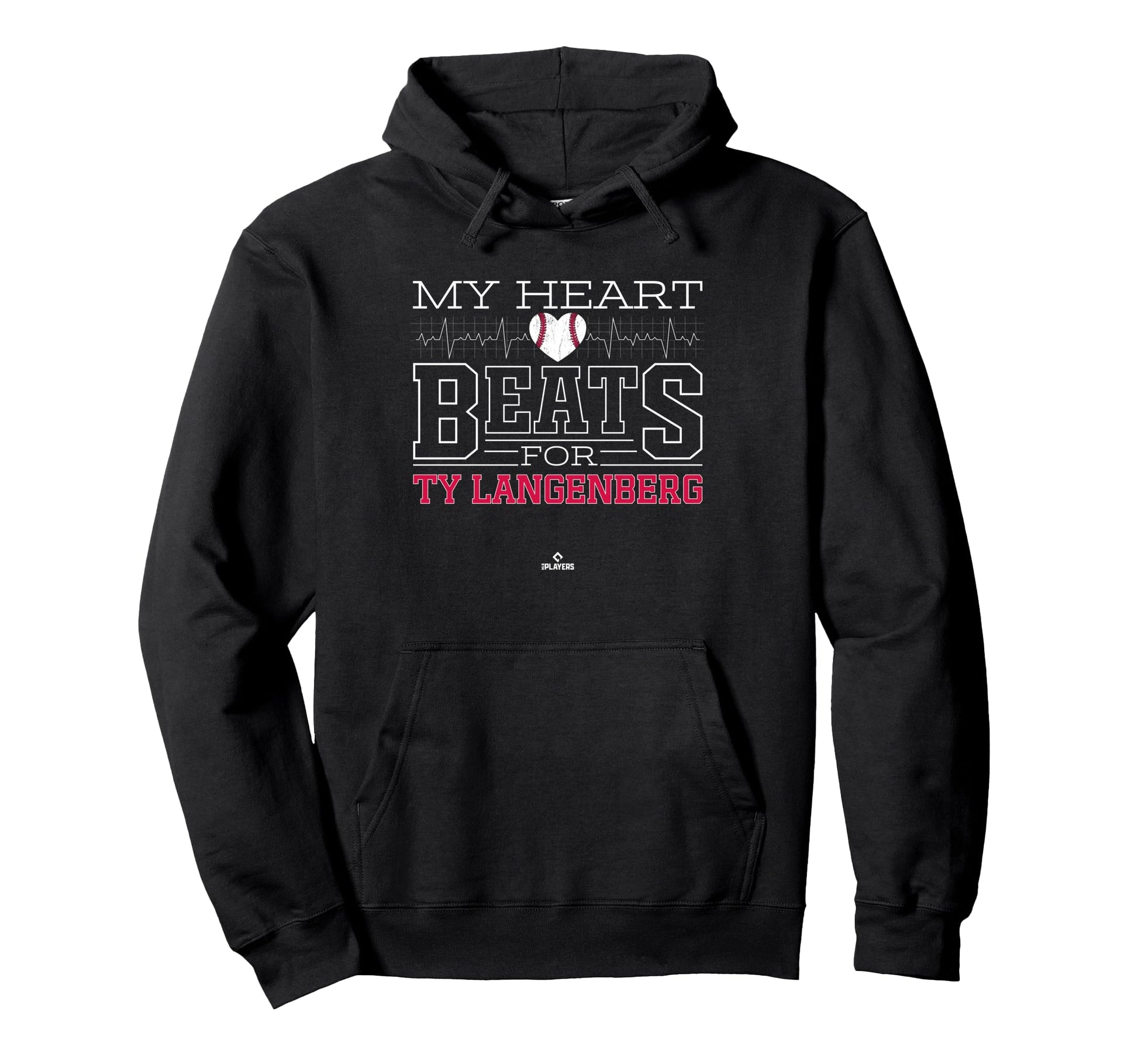 My Heart Beats Ty Langenberg Prospect Hoodie - Novelty Apparel Unisex - T-Shirt, Sweatshirt, Hoodie