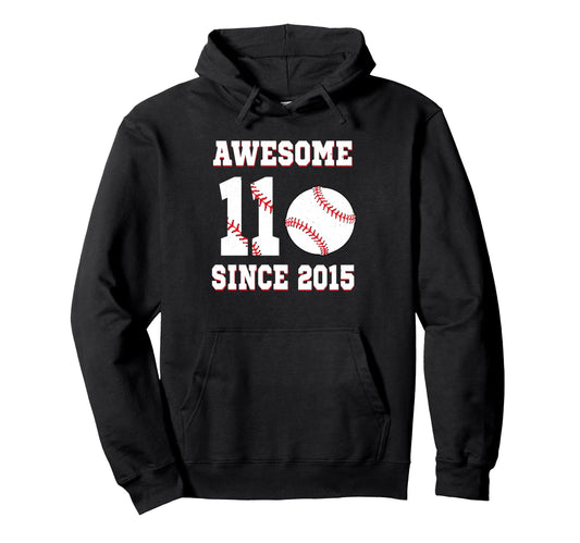 11 Years Old Birthday Baseball Awesome Hoodie - Unique Graphic for Adults - T-Shirt, Sweatshirt, Hoodie