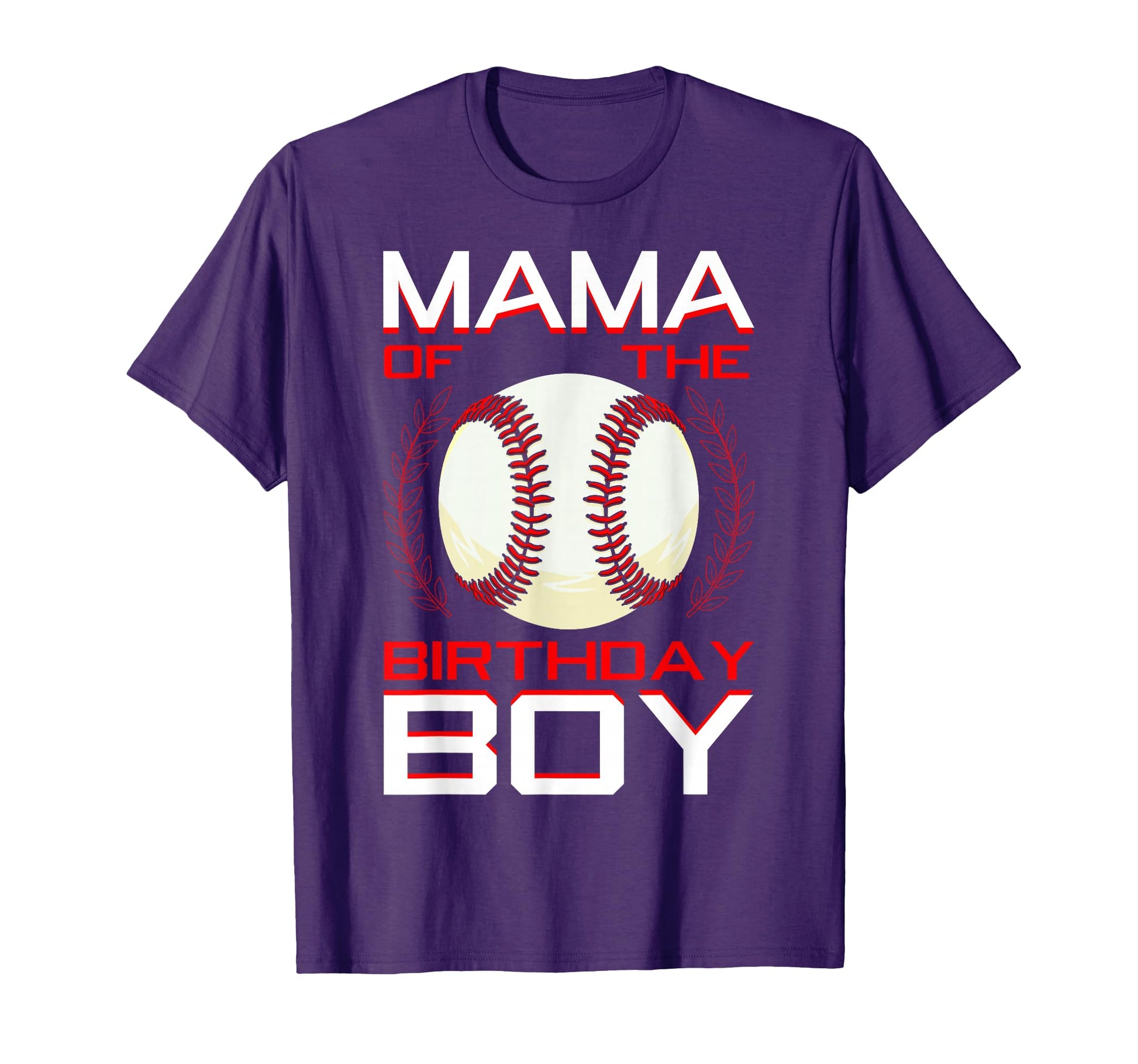 Mama Birthday Baseball Theme Bday T-Shirt - Minimalist Print for Adults - T-Shirt, Sweatshirt, Hoodie