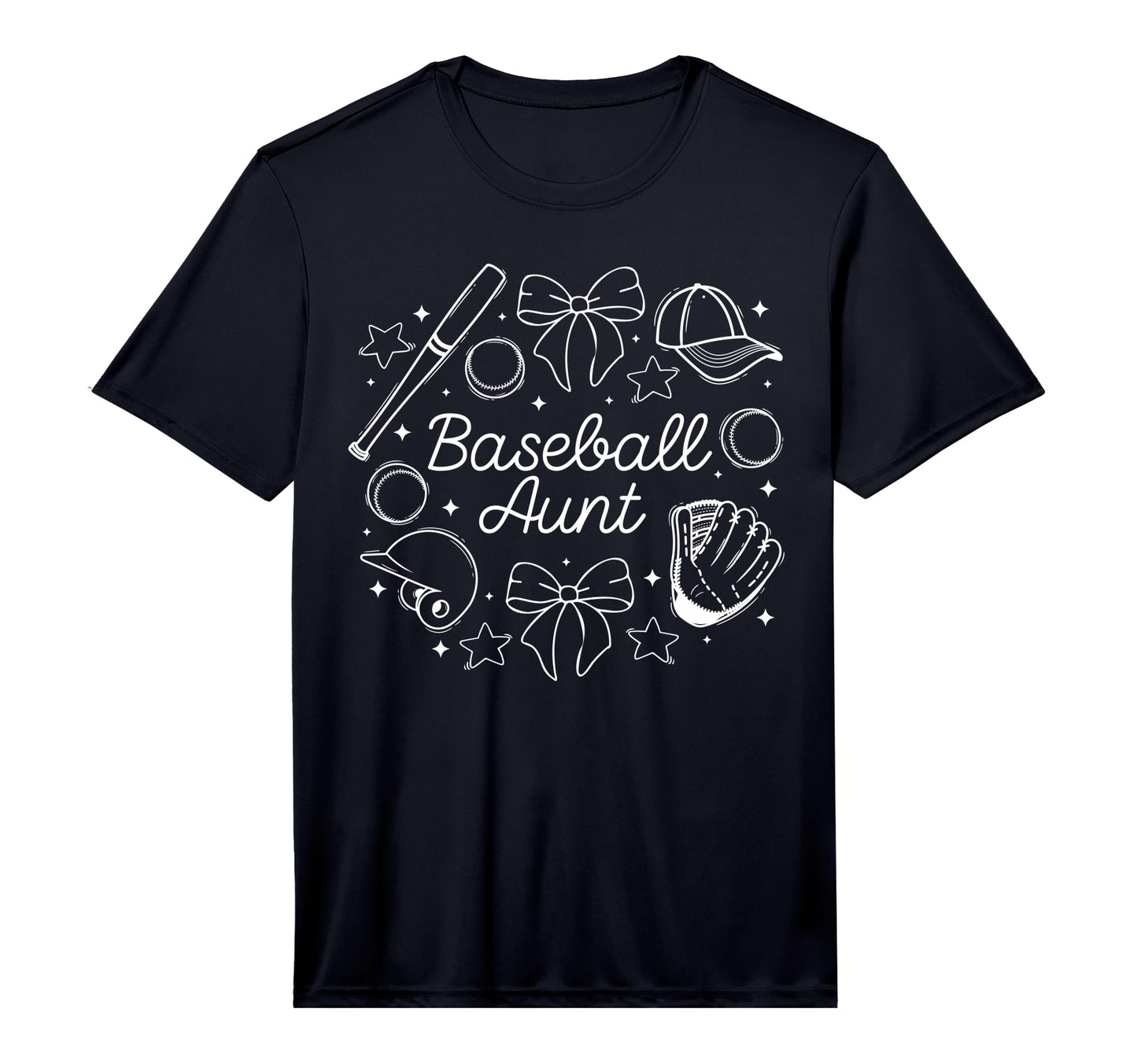Mens Baseball Aunt Coquette Aunt T-Shirt - Trendy Graphic Men Women - T-Shirt, Sweatshirt, Hoodie