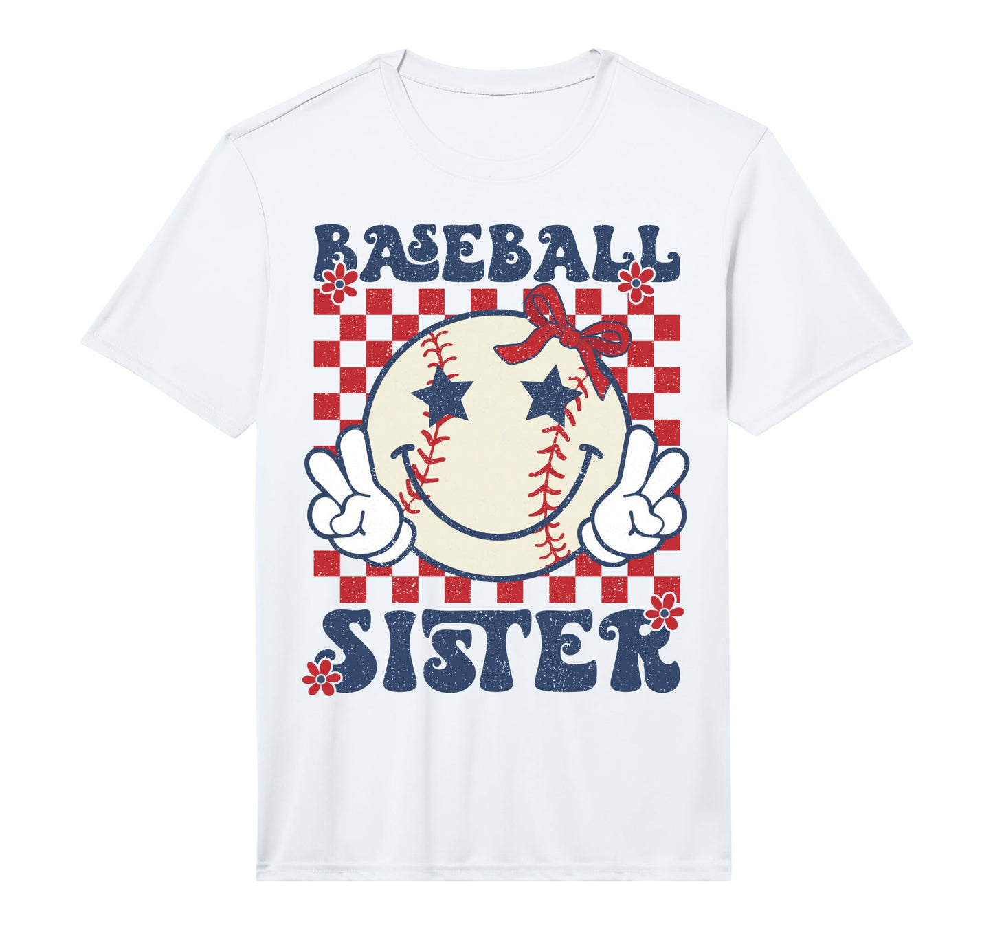Baseball Sister Coquette Bow Sport T-Shirt - Trendy Graphic Men Women - T-Shirt, Sweatshirt, Hoodie