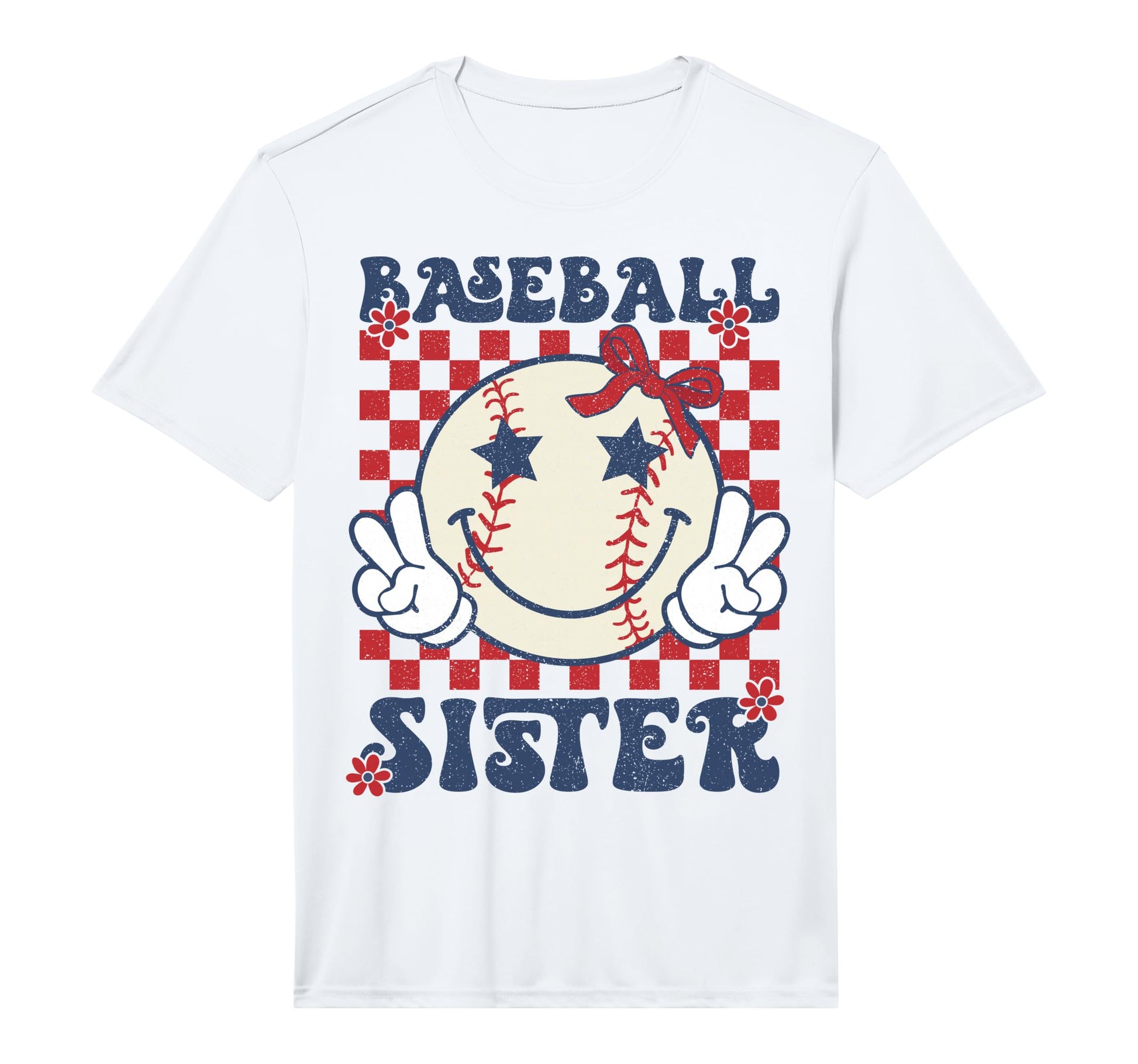 Baseball Sister Coquette Bow Sport T-Shirt - Trendy Graphic Men Women - T-Shirt, Sweatshirt, Hoodie