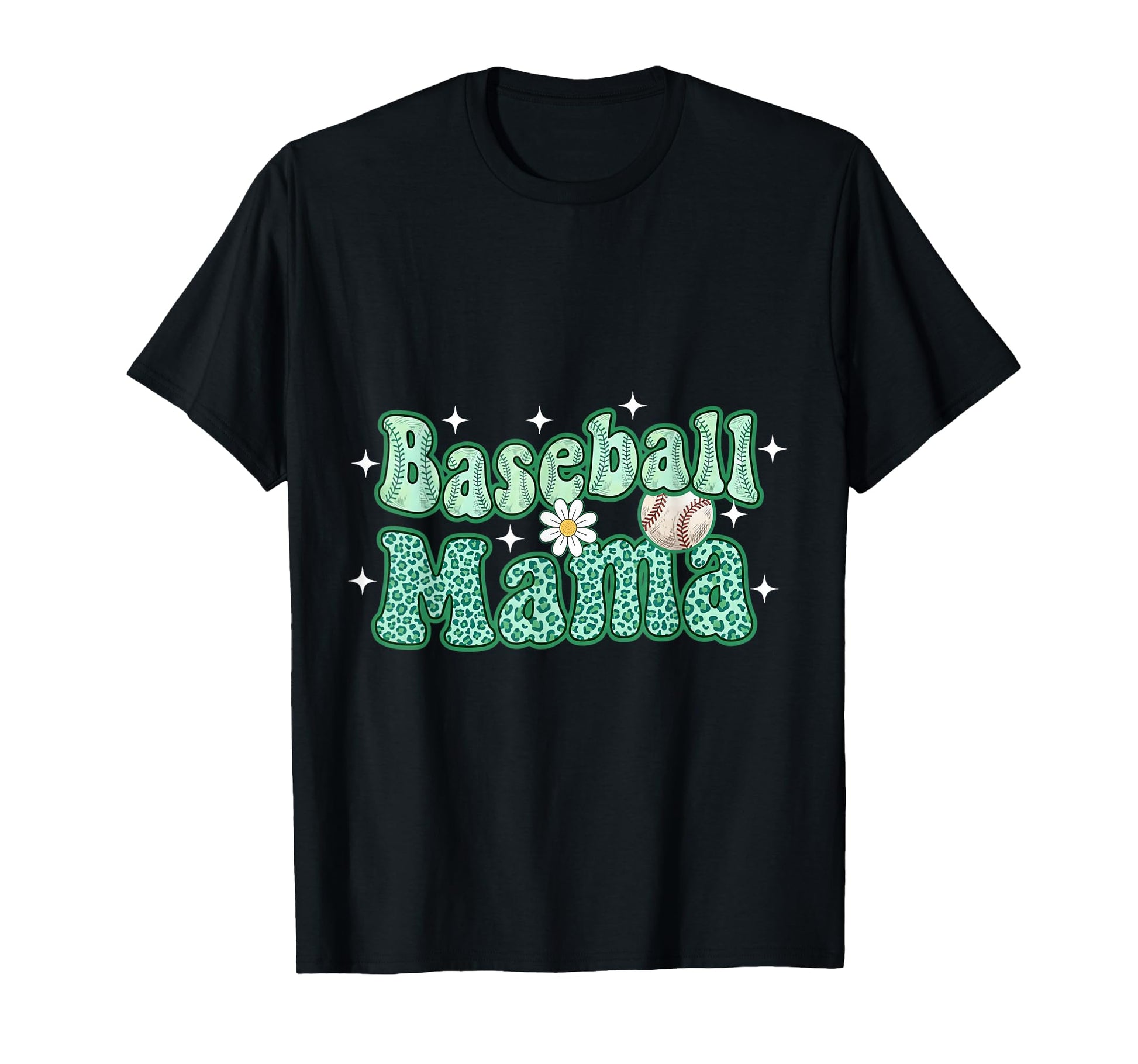 Baseball Mama Patricks Day Leopard Mom T-Shirt - Minimalist Print Unisex - T-Shirt, Sweatshirt, Hoodie