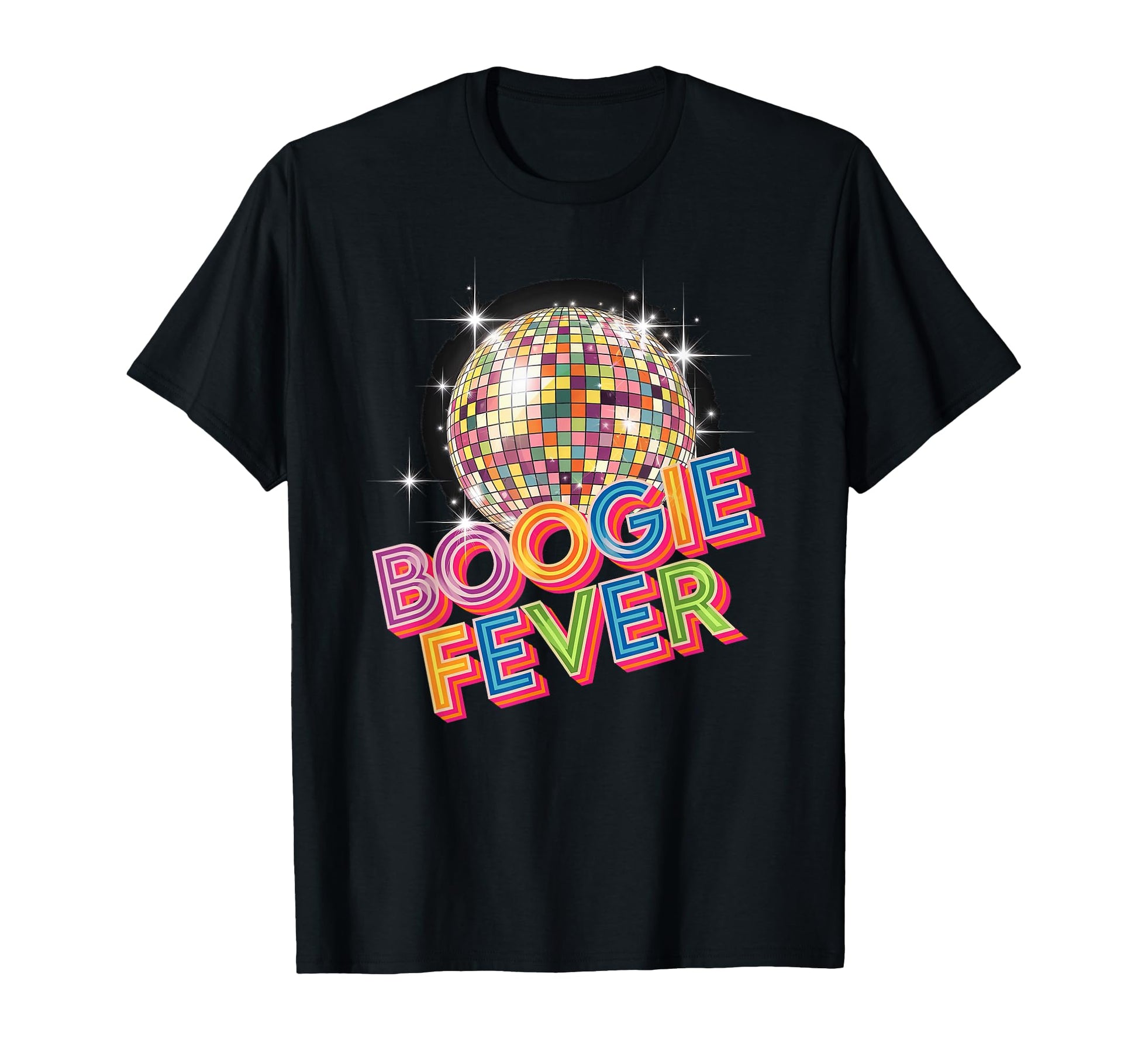 Disco Ball Boogie Fever Discoball T-Shirt - Minimalist Print Men Women - T-Shirt, Sweatshirt, Hoodie