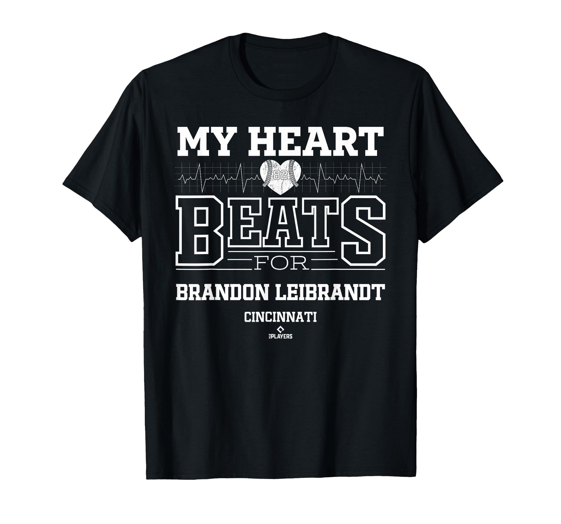 My Heart Beats Brandon Leibrandt T-Shirt - Trendy Graphic for Adults - T-Shirt, Sweatshirt, Hoodie