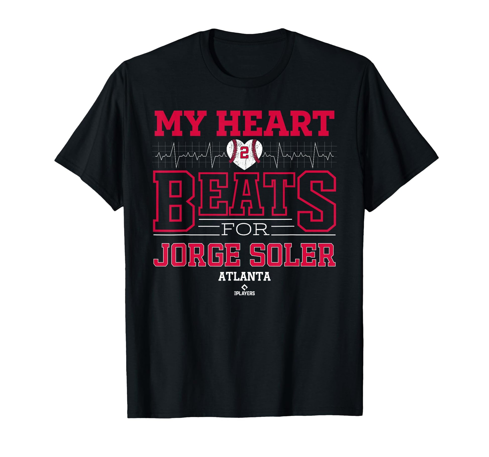 My Heart Beats Jorge Soler Atlanta T-Shirt - Custom Art Print Unisex - T-Shirt, Sweatshirt, Hoodie