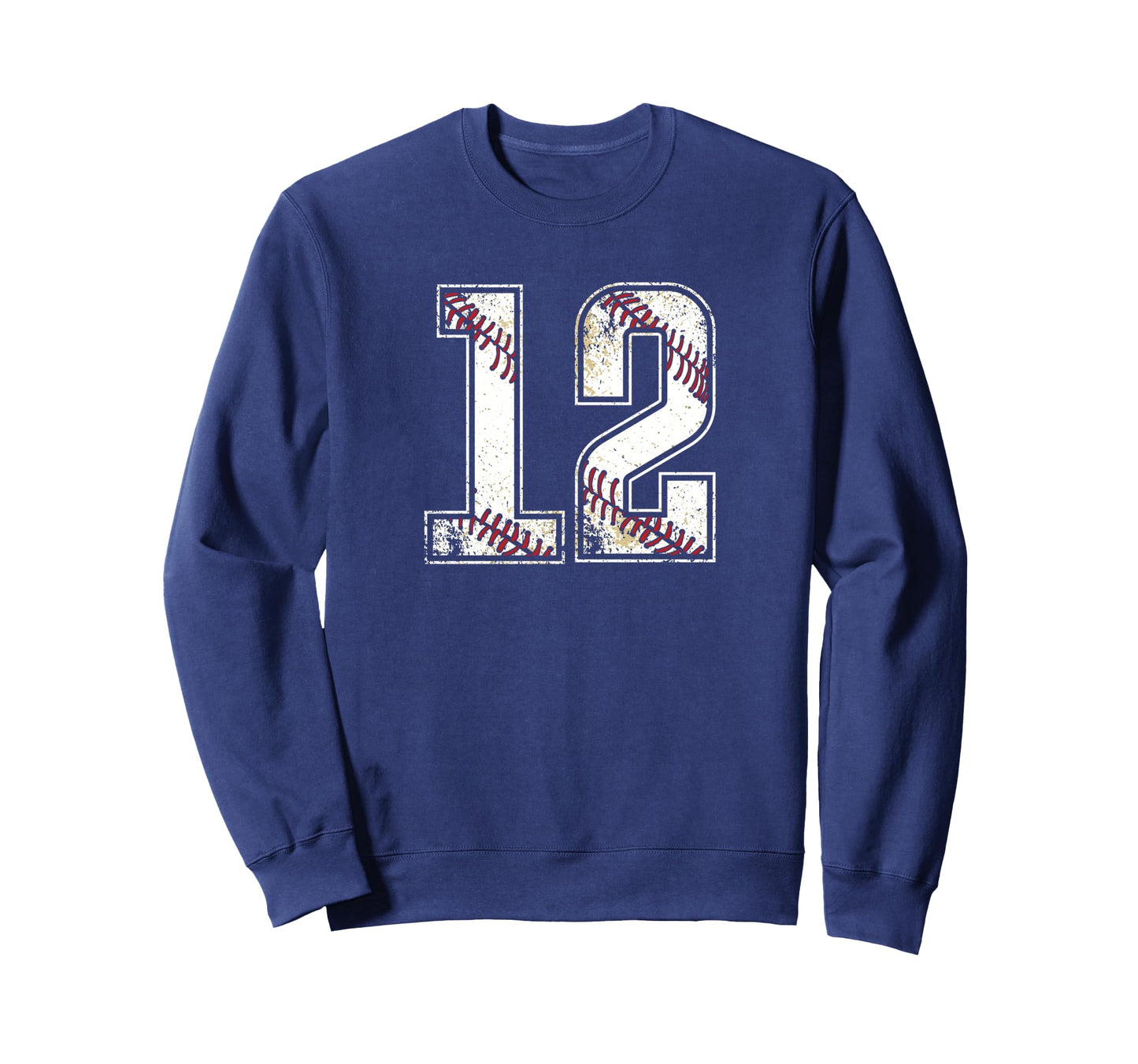 Baseball Number 12 Sweatshirt - Fun Novelty Design Unisex - T-Shirt, Sweatshirt, Hoodie