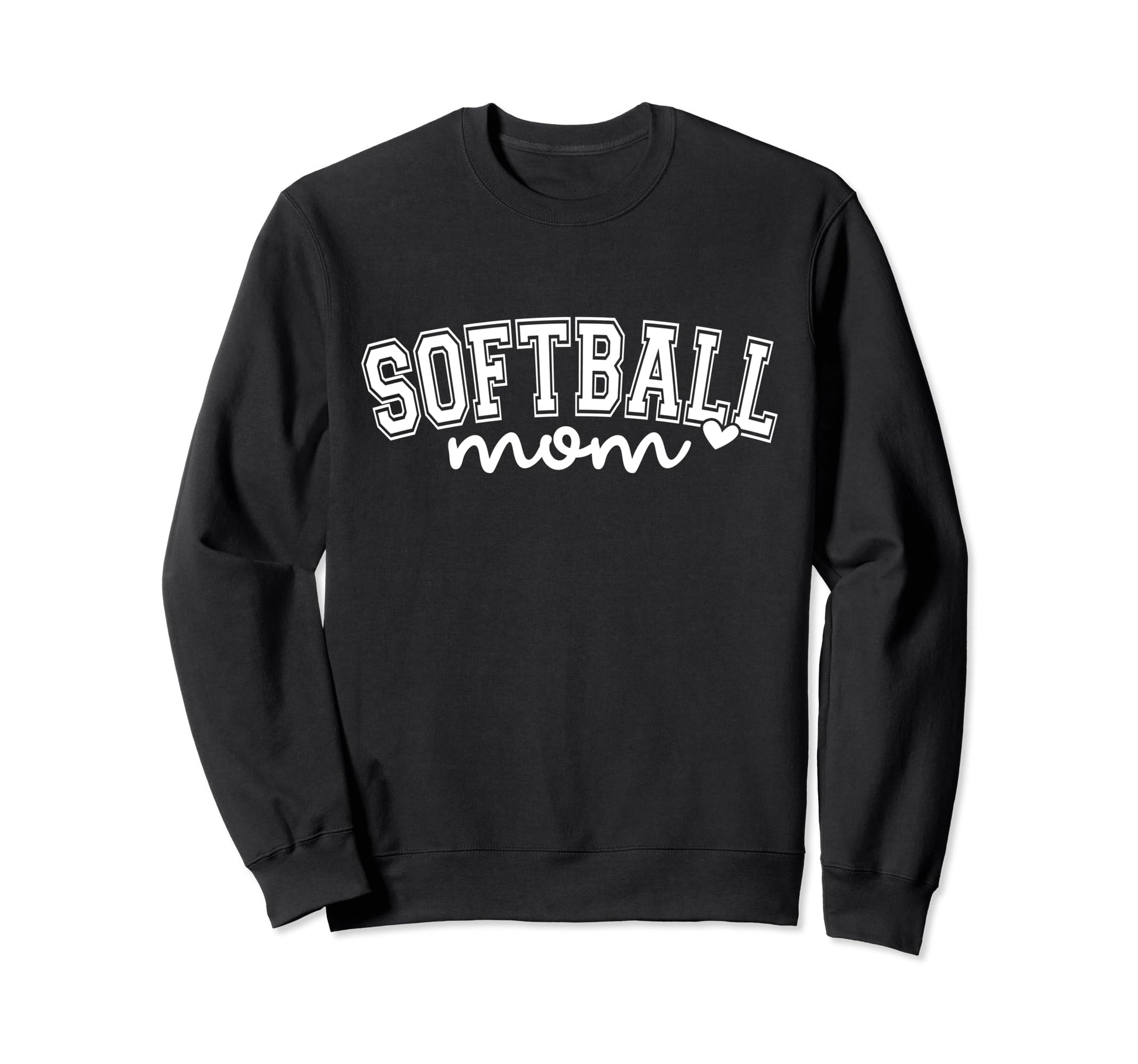 Softball Mom Baseball Love Softball Sweatshirt - Graphic Print Men Women - T-Shirt, Sweatshirt, Hoodie