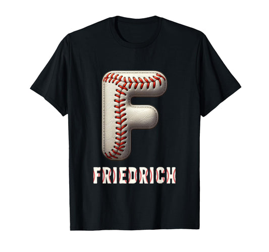 Baseball Home Run Josef Initial T-Shirt - Custom Art Print for Adults - T-Shirt, Sweatshirt, Hoodie