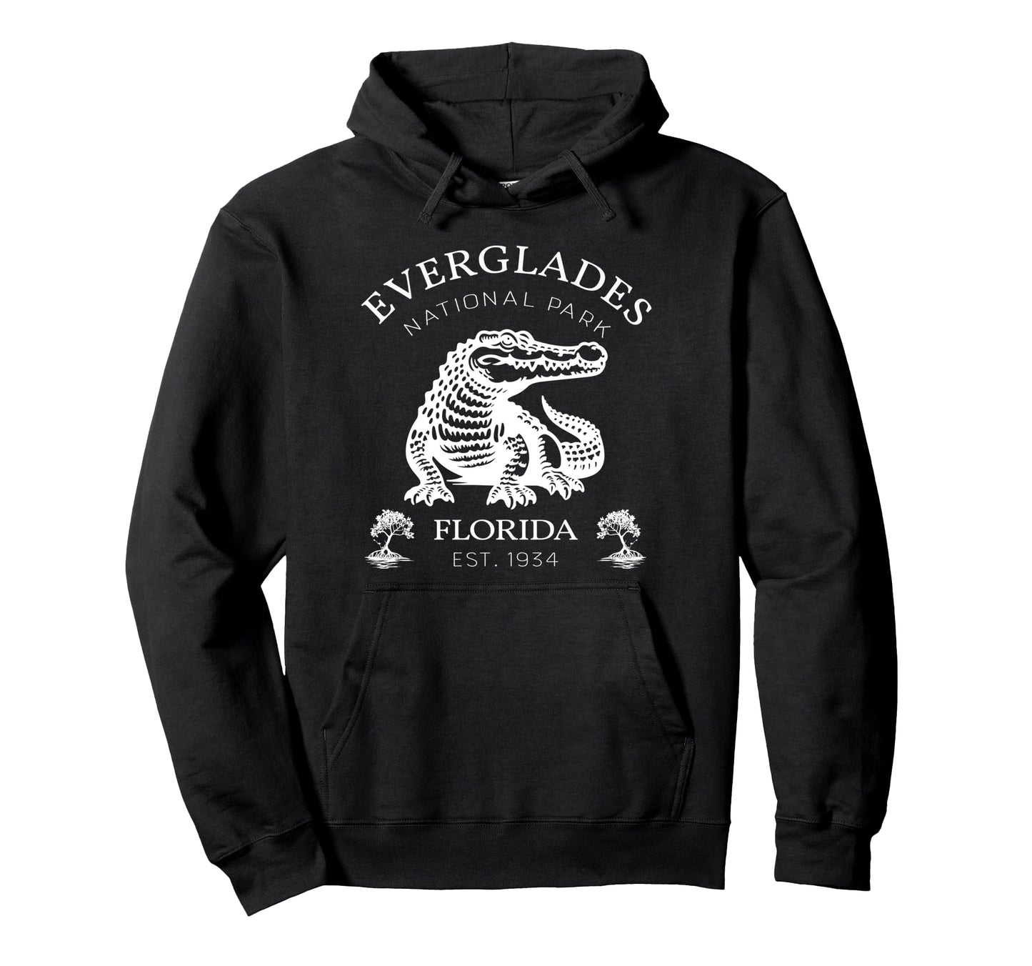 Everglades National Park Alligators Hoodie - Graphic Print Men Women - T-Shirt, Sweatshirt, Hoodie