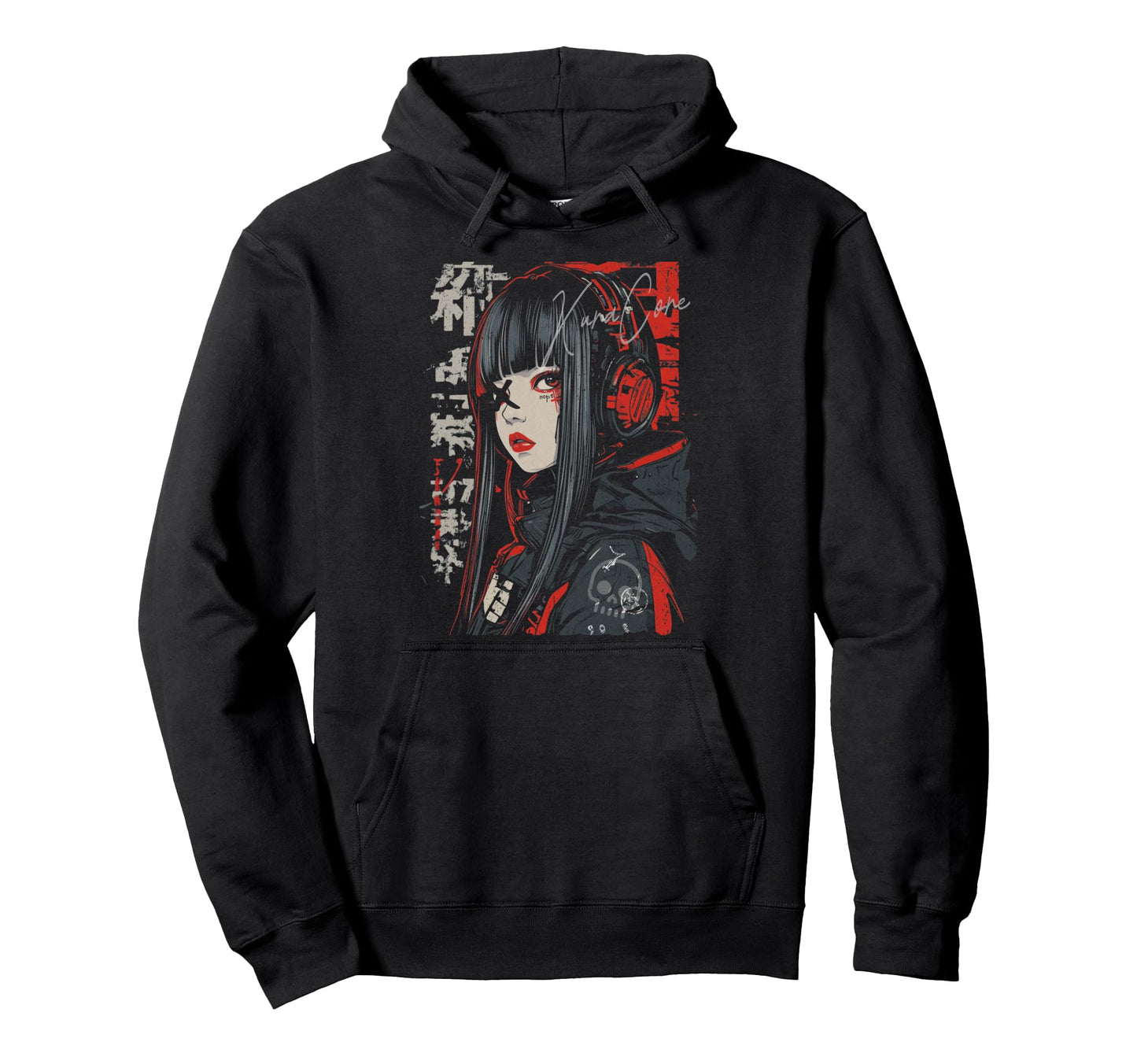 Japanese Streetwear Cyberpunk Y2K Hoodie - Casual Everyday Wear Unisex - T-Shirt, Sweatshirt, Hoodie