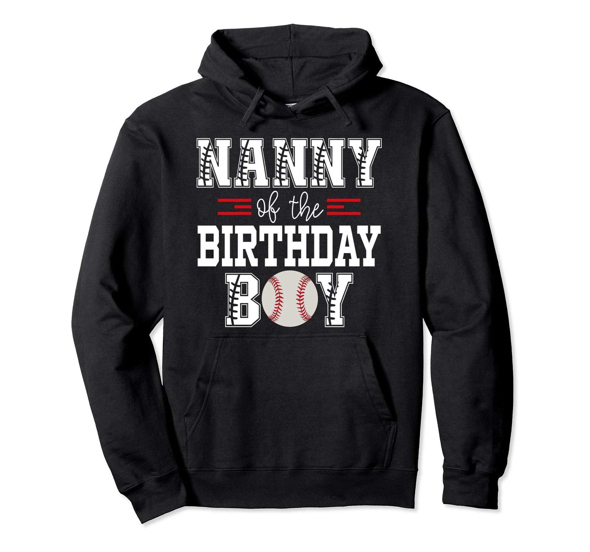 Nanny Birthday Baseball Lover First Hoodie - Minimalist Print Unisex - T-Shirt, Sweatshirt, Hoodie