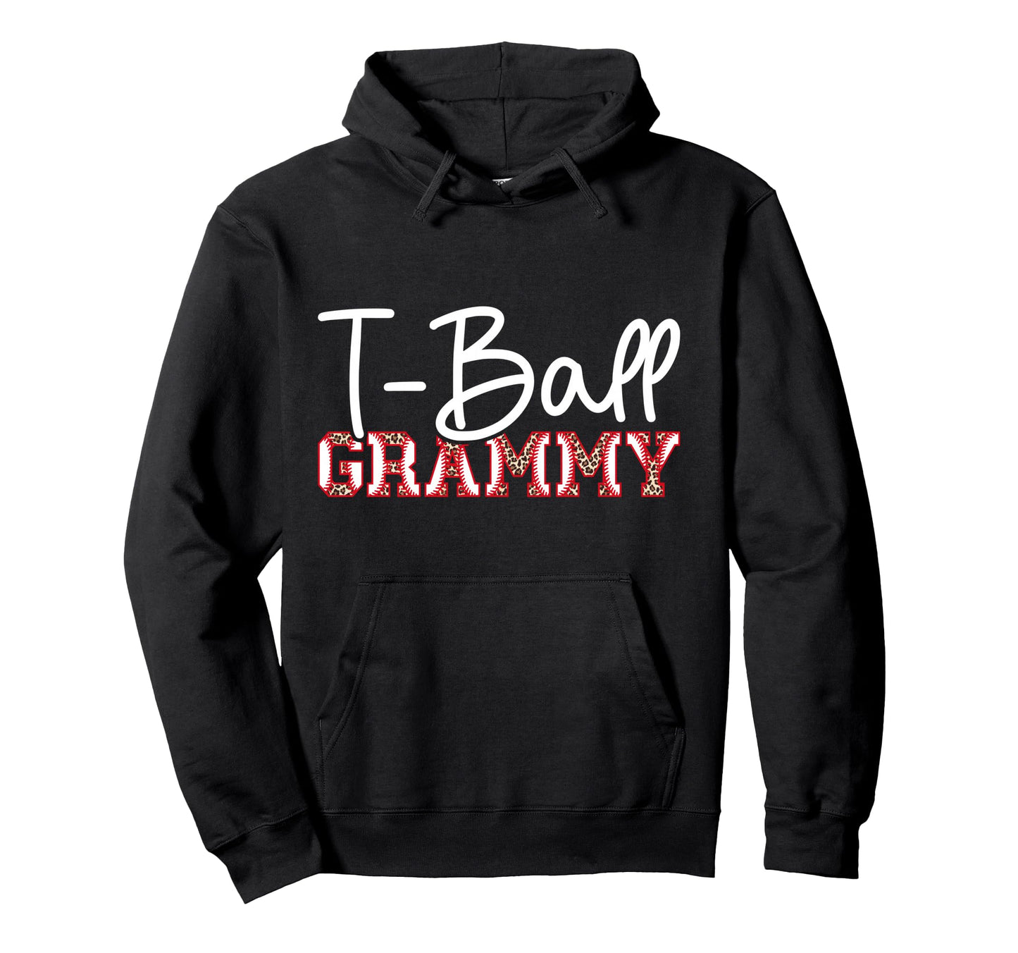 T Ball Grammy Leopard Baseball T Ball Hoodie - Graphic Print for Adults - T-Shirt, Sweatshirt, Hoodie