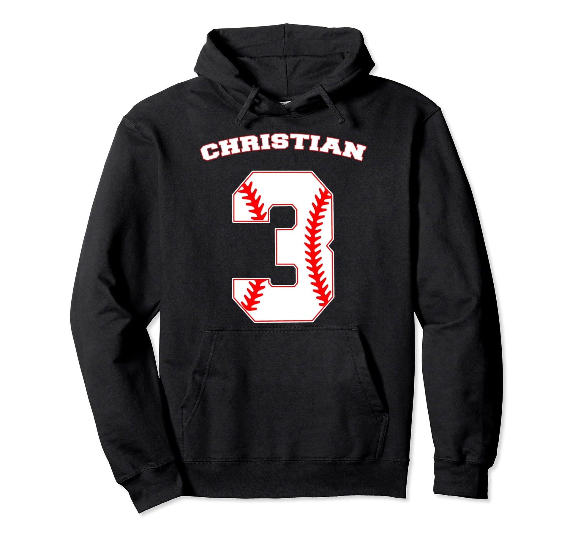 Christian Baseball Name Three Years 3Rd Hoodie - Trendy Graphic Men Women - T-Shirt, Sweatshirt, Hoodie