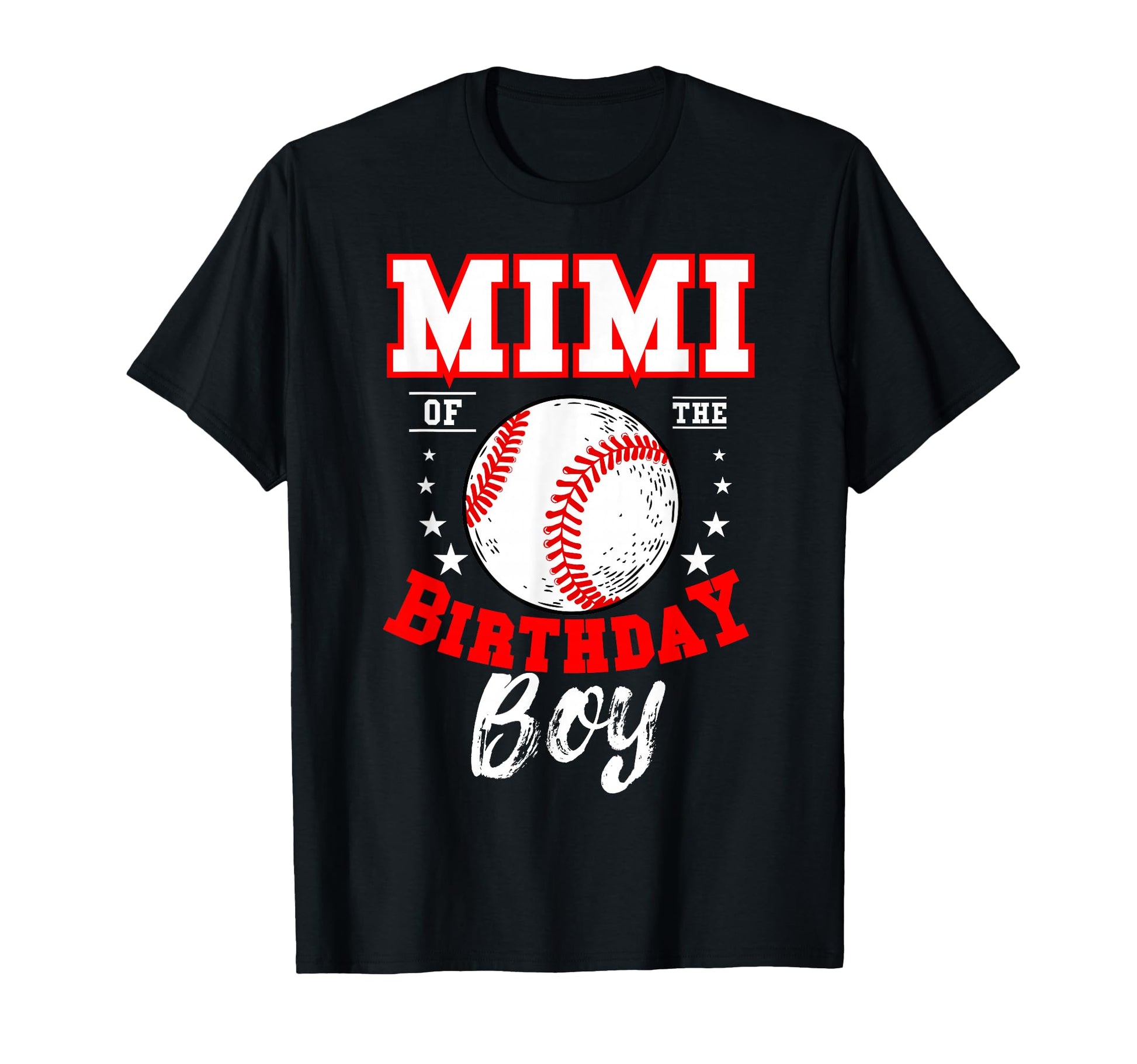 Mimi Birthday Baseball Theme Bday T-Shirt - Minimalist Print Unisex - T-Shirt, Sweatshirt, Hoodie