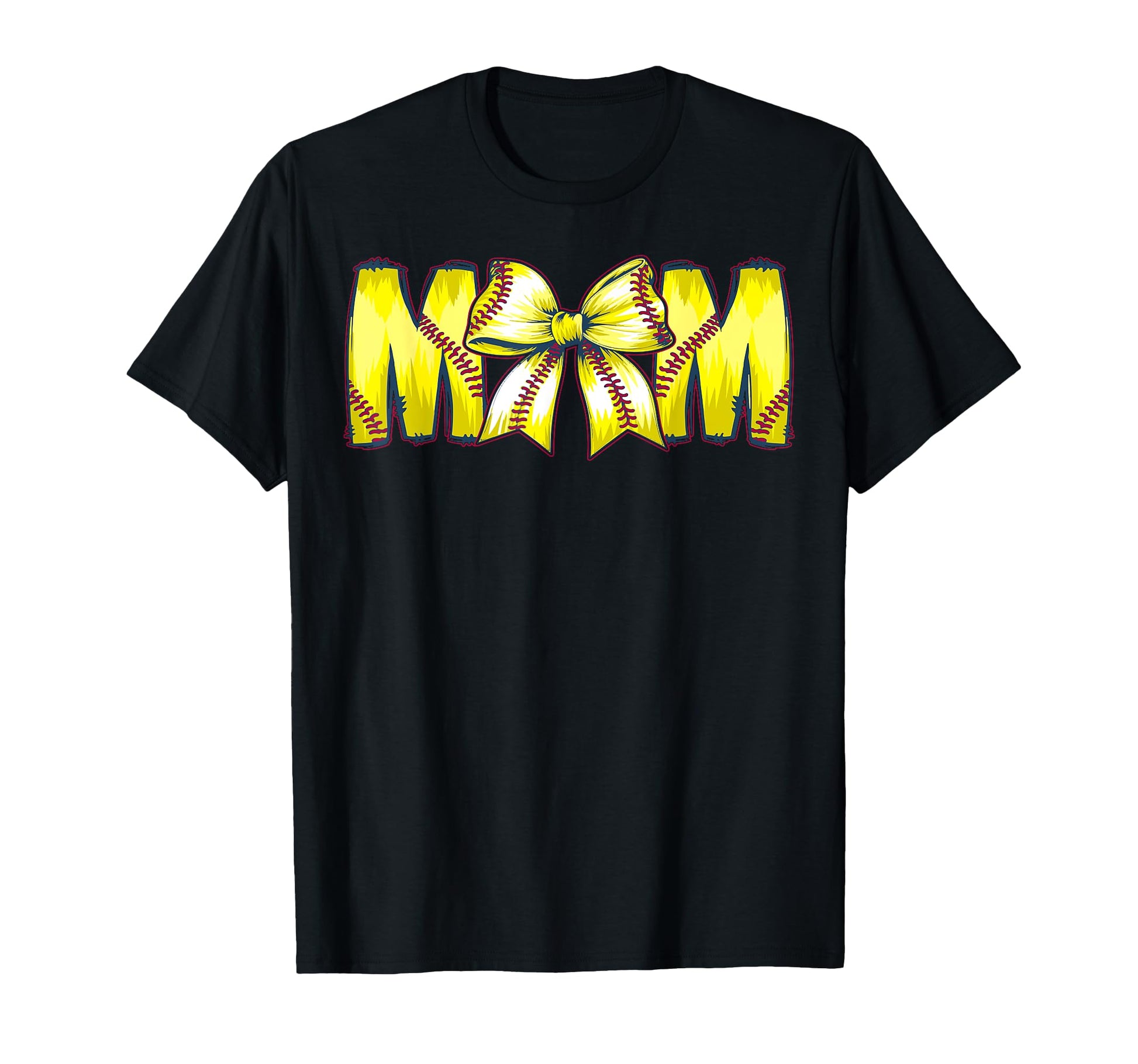 Mama Coquette Bow Game Day Baseball T-Shirt - Minimalist Print Men Women - T-Shirt, Sweatshirt, Hoodie