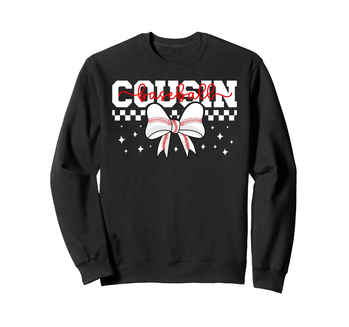 Baseball Cousin Coquette Cousin Sweatshirt - Minimalist Print for Adults - T-Shirt, Sweatshirt, Hoodie