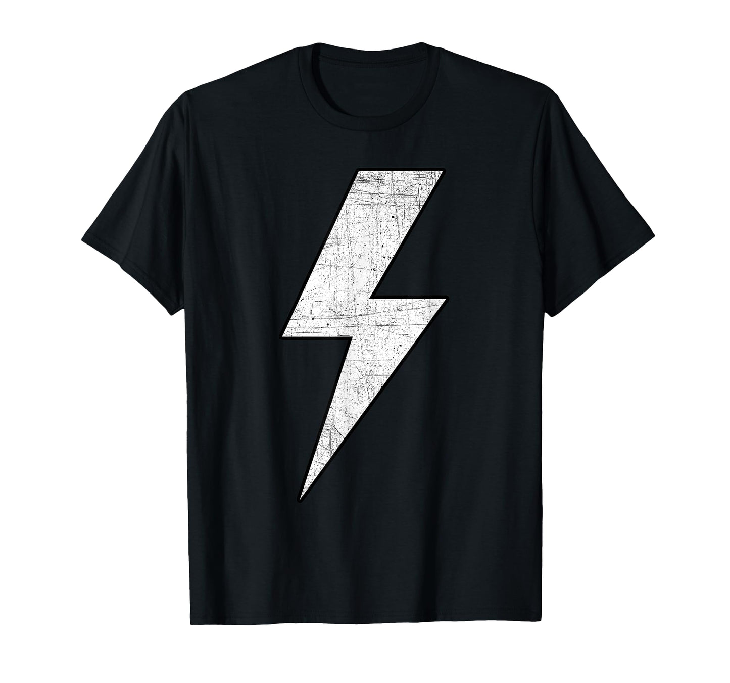Black White Bolt Lightning Thunderbolt Team T-Shirt - Unique Graphic Unisex - T-Shirt, Sweatshirt, Hoodie