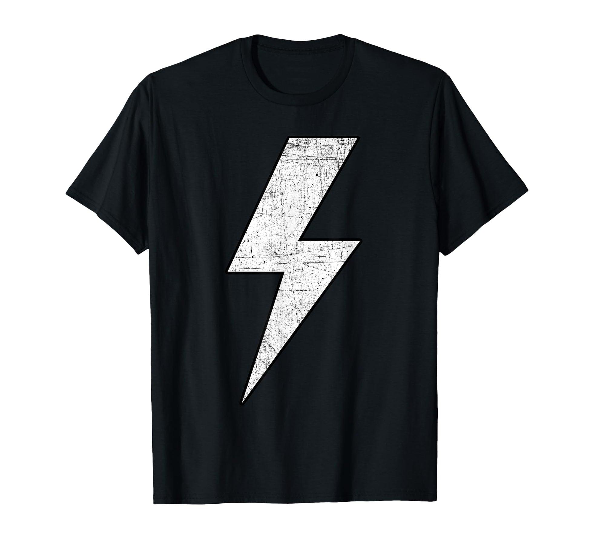 Black White Bolt Lightning Thunderbolt Team T-Shirt - Unique Graphic Unisex - T-Shirt, Sweatshirt, Hoodie