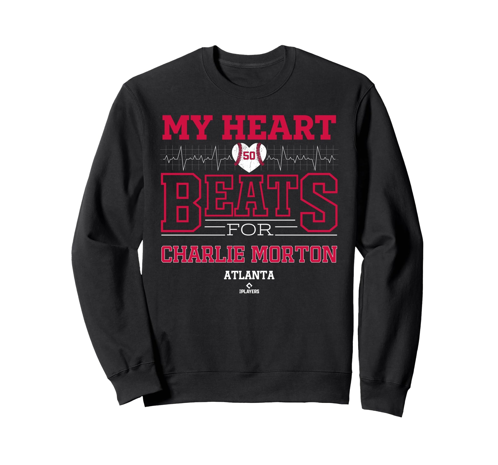 My Heart Beats Charlie Morton Sweatshirt - Streetwear Style for Adults - T-Shirt, Sweatshirt, Hoodie