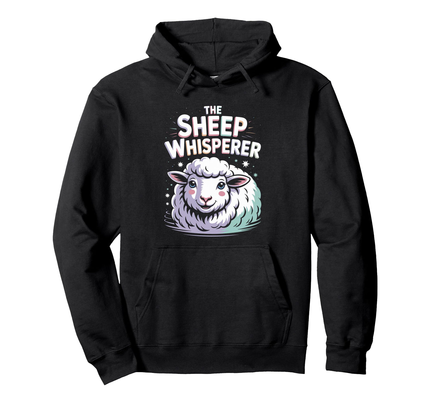 Sheep Whisperer Funny Farm Animal Hoodie - Graphic Print Men Women - T-Shirt, Sweatshirt, Hoodie