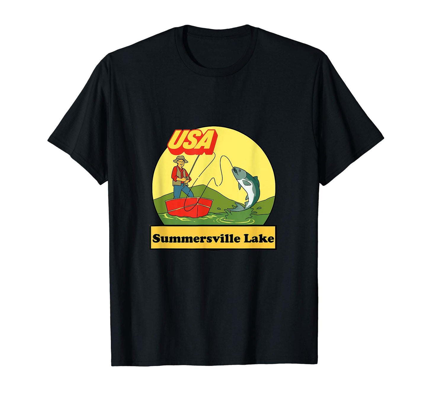 West Virginia Summersville Lake Usa T-Shirt - Unique Graphic Men Women - T-Shirt, Sweatshirt, Hoodie