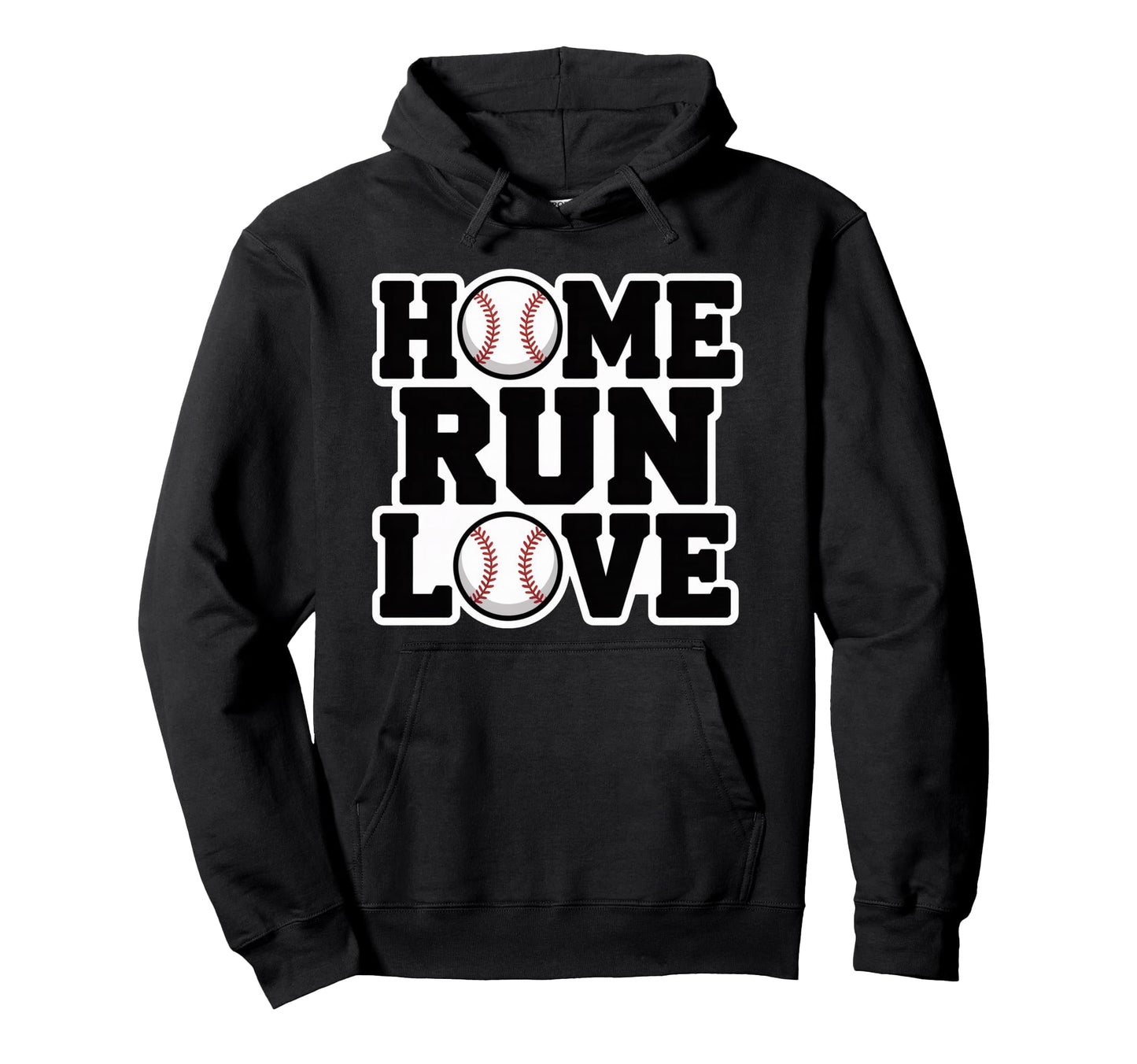 Home Run Love Baseball Hoodie - Trendy Graphic for Adults - T-Shirt, Sweatshirt, Hoodie