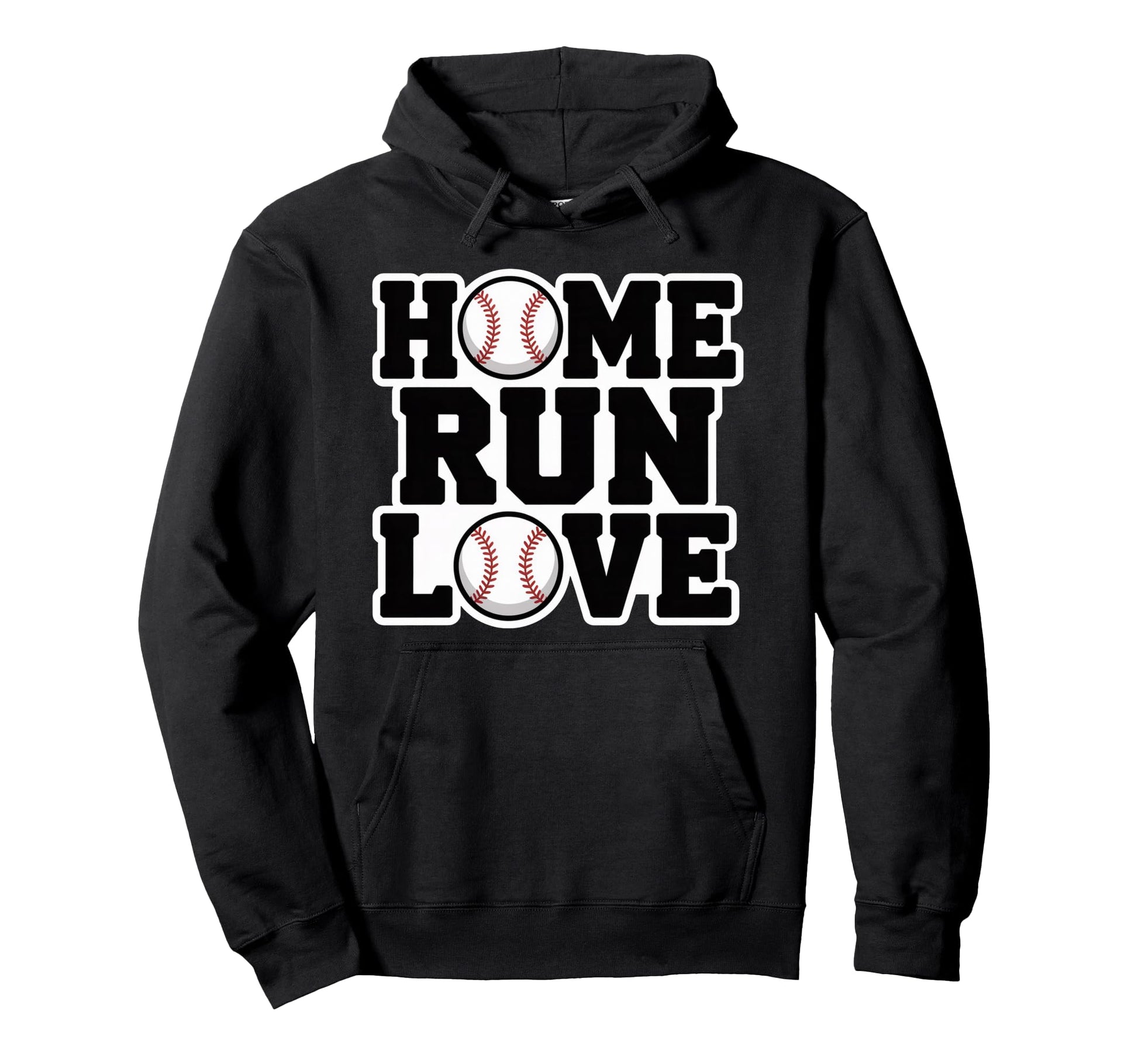 Home Run Love Baseball Hoodie - Trendy Graphic for Adults - T-Shirt, Sweatshirt, Hoodie