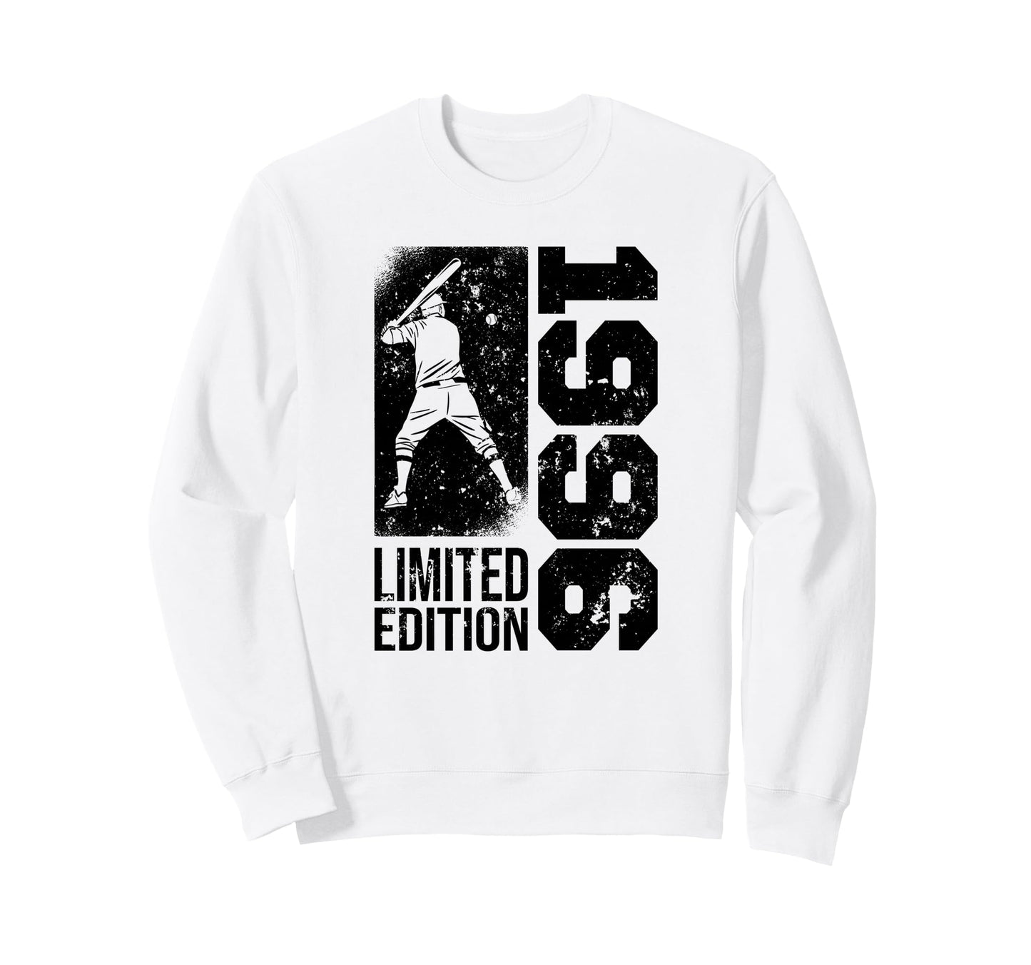 Baseball Player Born 1996 Birthday Sweatshirt - Graphic Print Men Women - T-Shirt, Sweatshirt, Hoodie