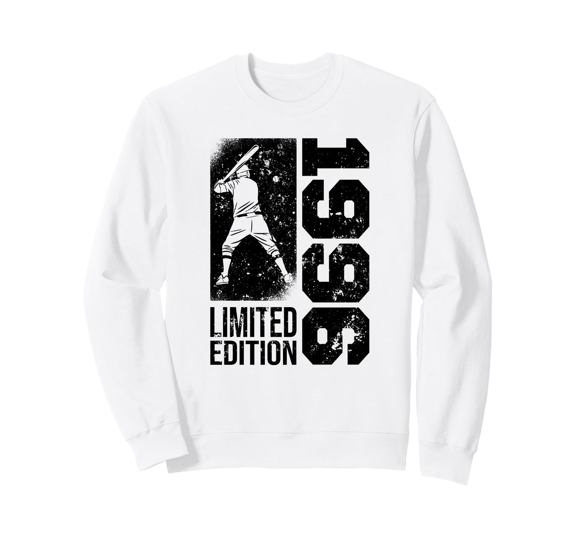 Baseball Player Born 1996 Birthday Sweatshirt - Graphic Print Men Women - T-Shirt, Sweatshirt, Hoodie