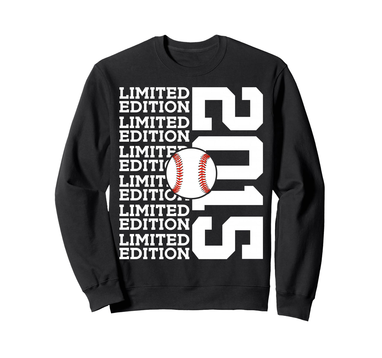 2015 Baseball 11Th Birthday Sweatshirt - Trendy Graphic for Adults - T-Shirt, Sweatshirt, Hoodie