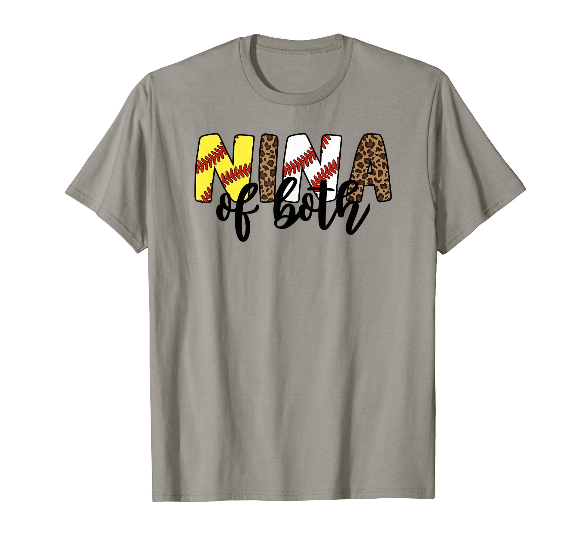 Leopard Nina Both Baseball T-Shirt - Casual Everyday Wear Men Women - T-Shirt, Sweatshirt, Hoodie