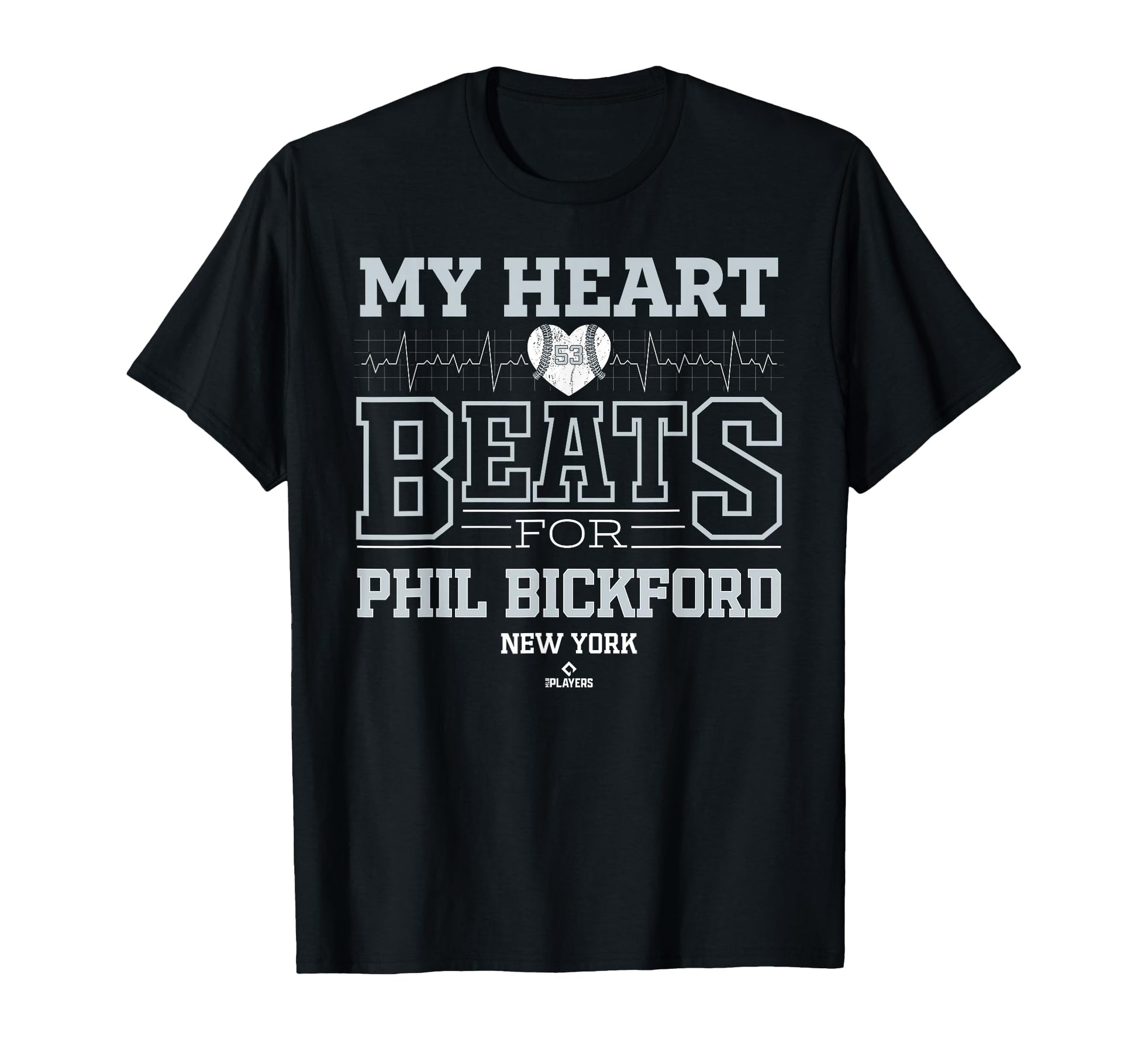My Heart Beats Phil Bickford New York T-Shirt - Unique Graphic Men Women - T-Shirt, Sweatshirt, Hoodie