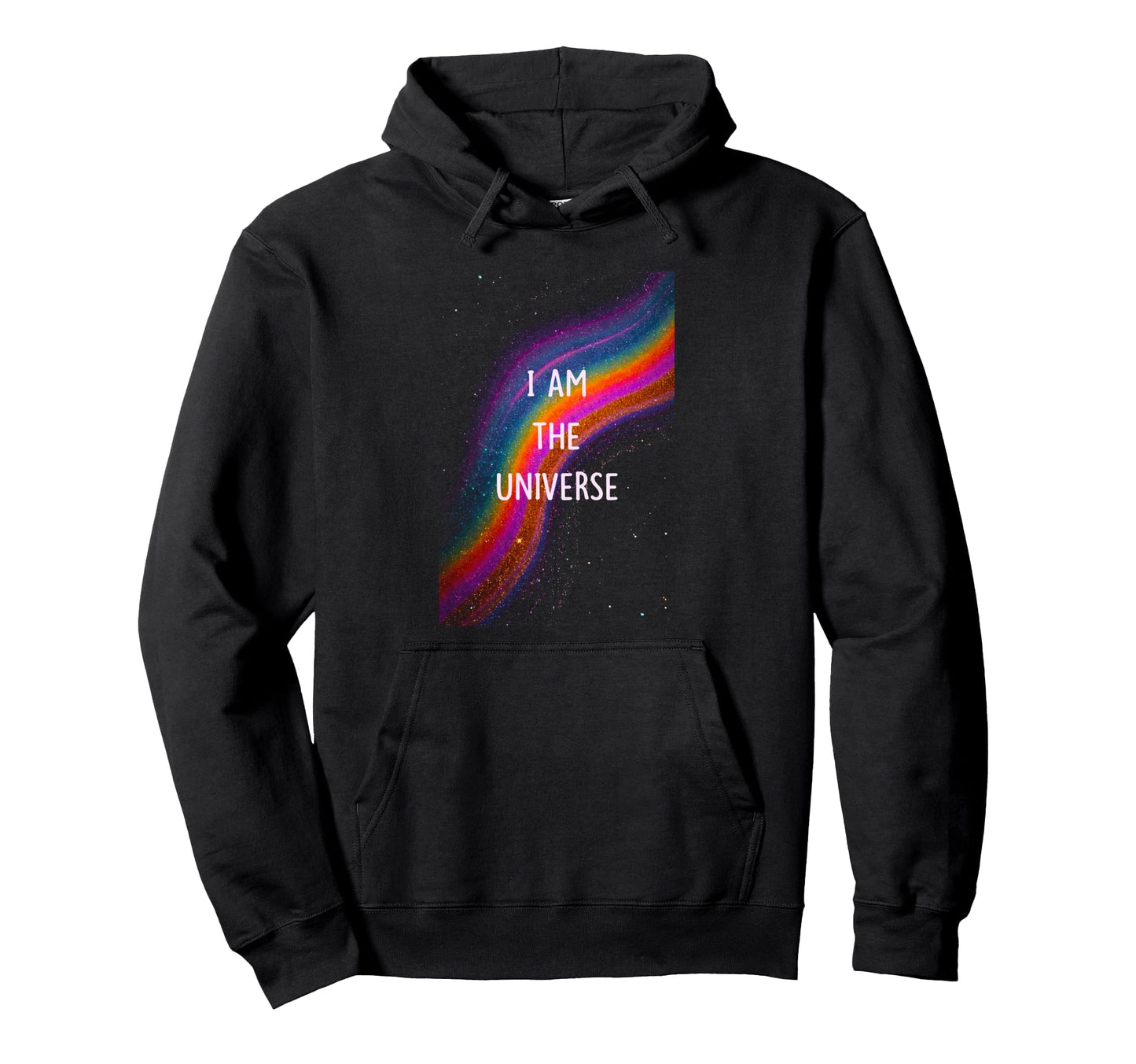 Psychedelic I Am Universe Trippy Hoodie - Minimalist Print Men Women - T-Shirt, Sweatshirt, Hoodie