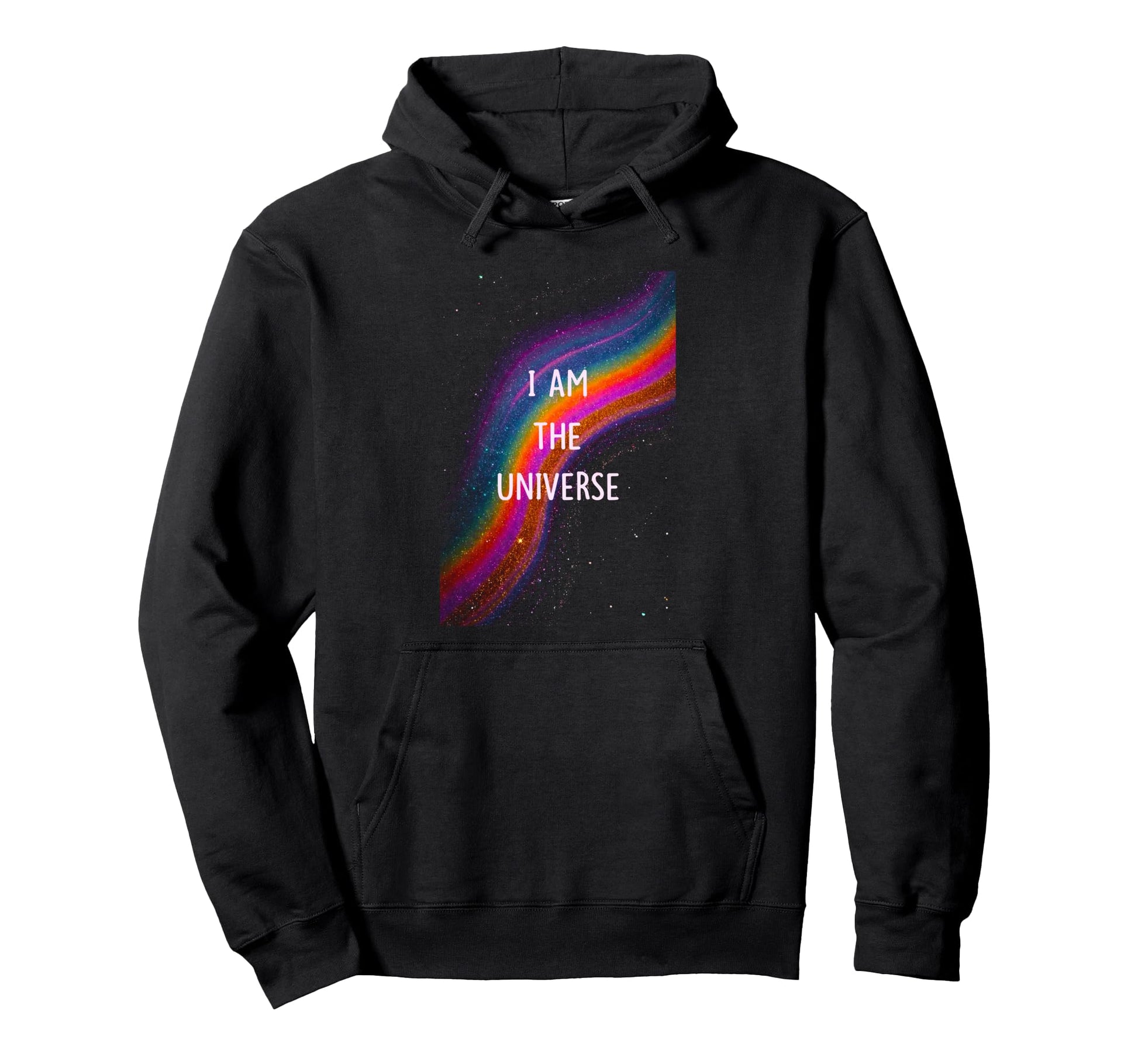 Psychedelic I Am Universe Trippy Hoodie - Minimalist Print Men Women - T-Shirt, Sweatshirt, Hoodie