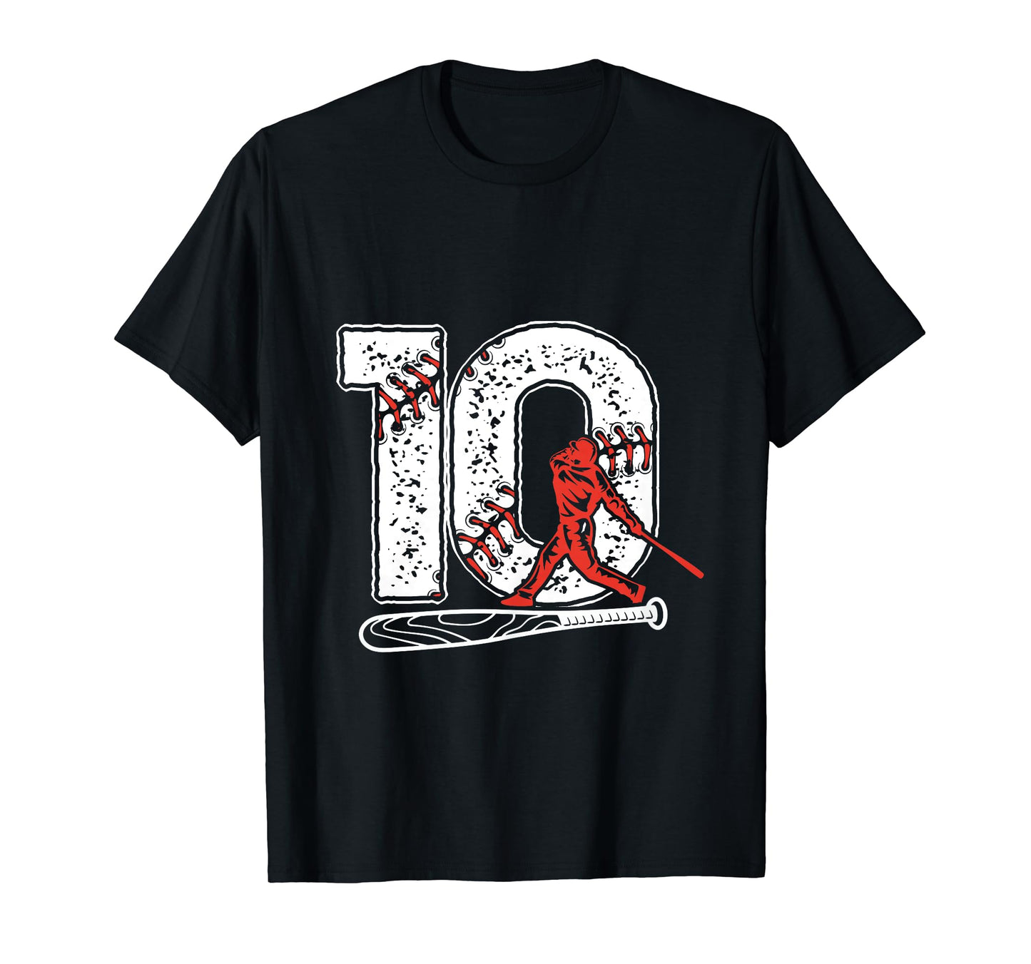 Baseball Birthday 10Th Birthday T-Shirt - Streetwear Style for Adults - T-Shirt, Sweatshirt, Hoodie