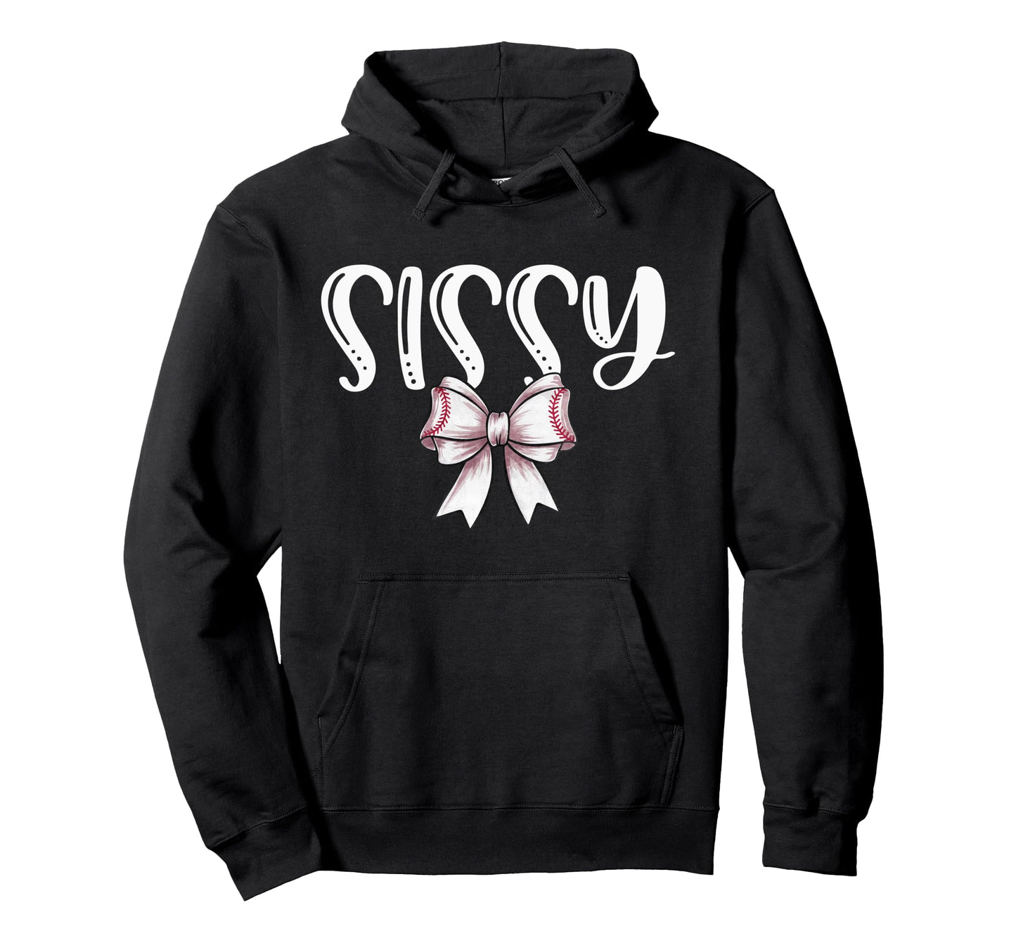 Coquette Baseball Sissy Spirit Hoodie - Custom Art Print for Adults - T-Shirt, Sweatshirt, Hoodie