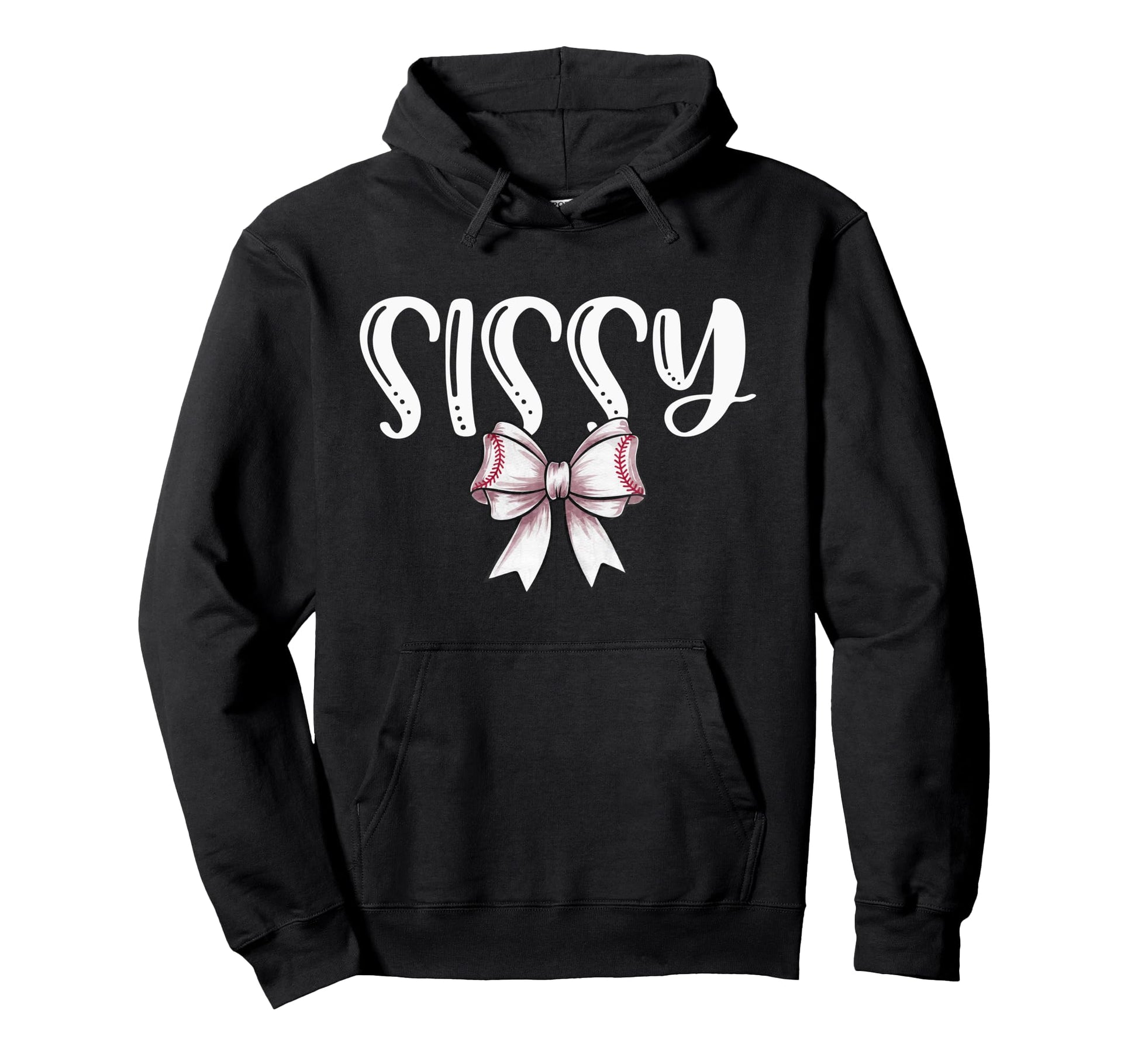Coquette Baseball Sissy Spirit Hoodie - Custom Art Print for Adults - T-Shirt, Sweatshirt, Hoodie